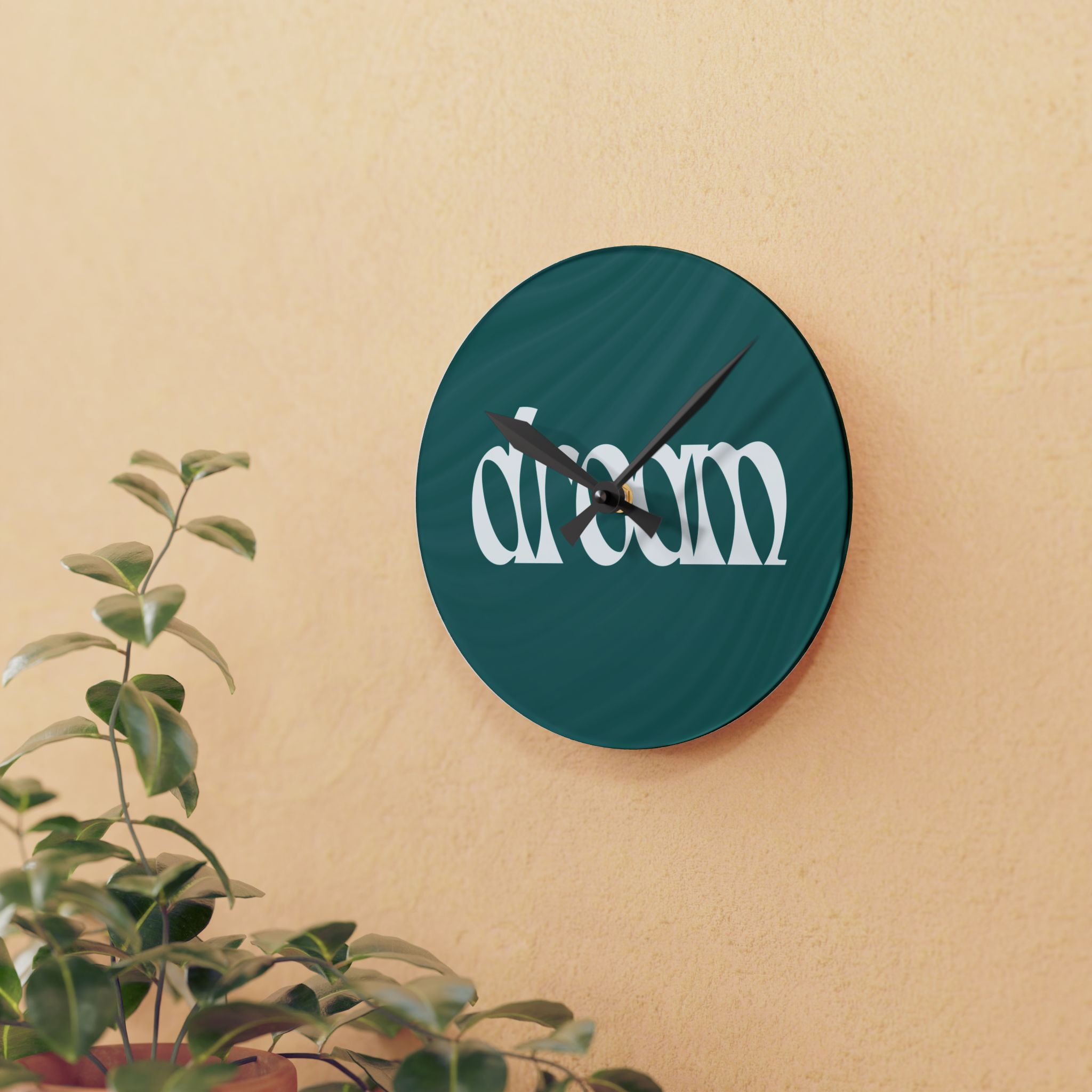DREAM Acrylic Wall Clock - Image 3