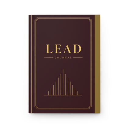 LEAD Hardcover Journal (in Burgundy/Wine)