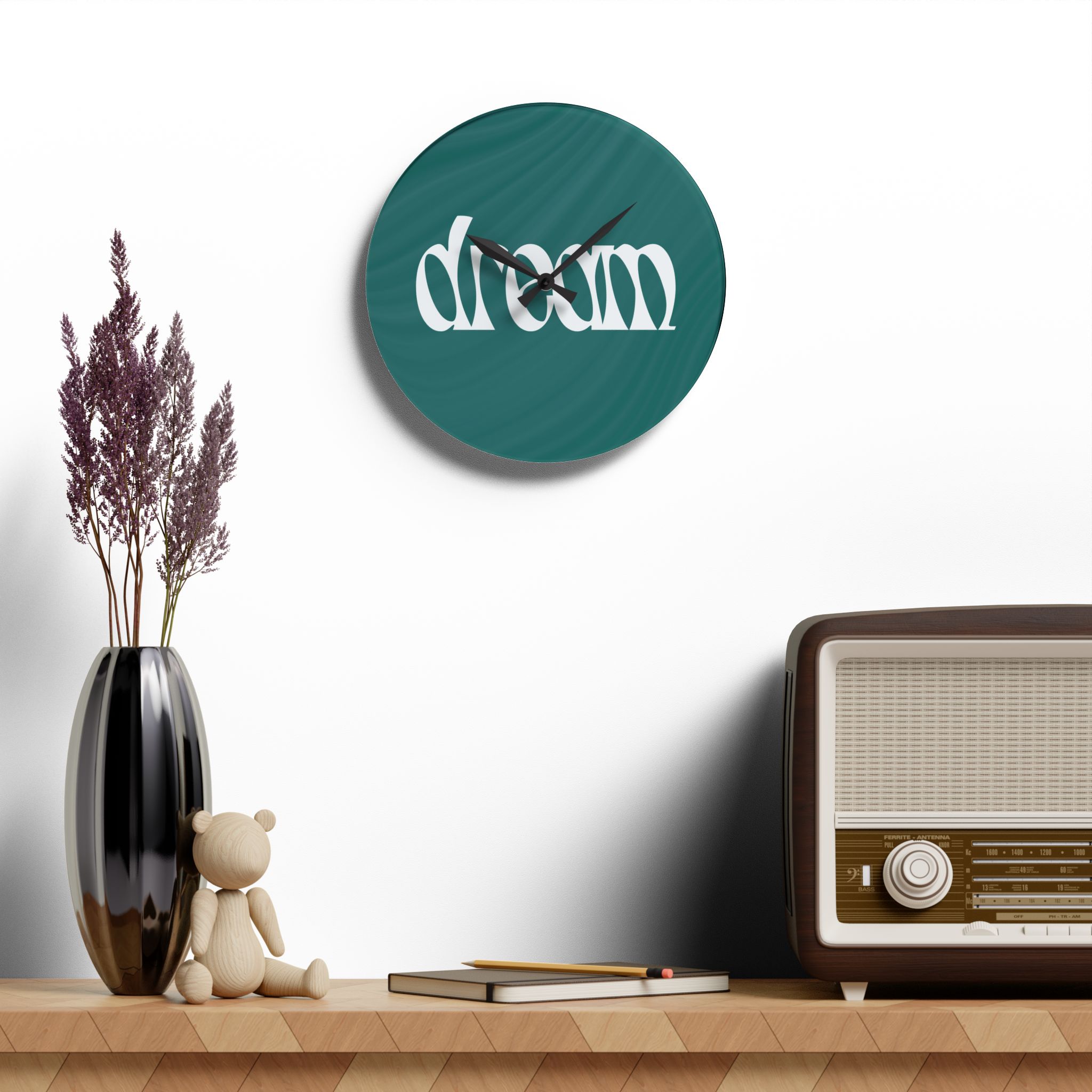 DREAM Acrylic Wall Clock - Image 16
