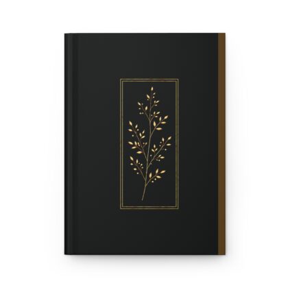 Botanical Hardcover Journal (in Black)