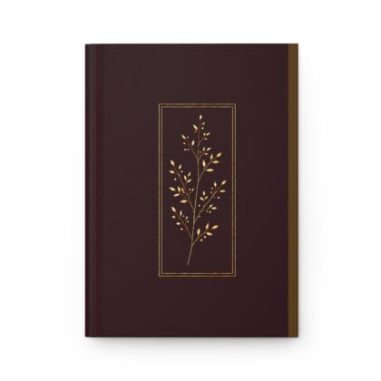 Botanical Hardcover Journal (in Burgundy)
