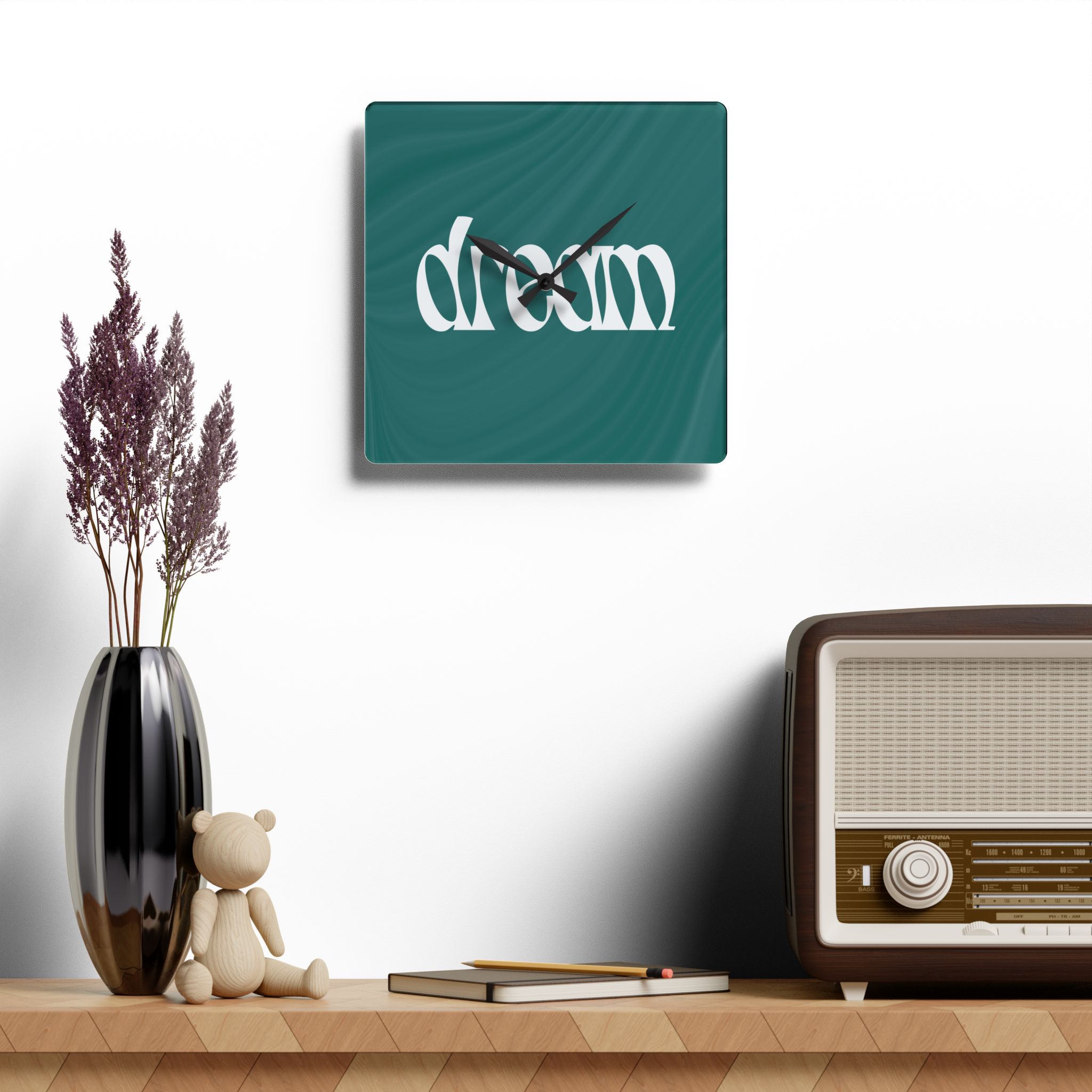 DREAM Acrylic Wall Clock - Image 10