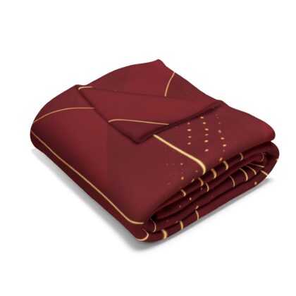 Endeavour Arctic Fleece Blanket (in Red)