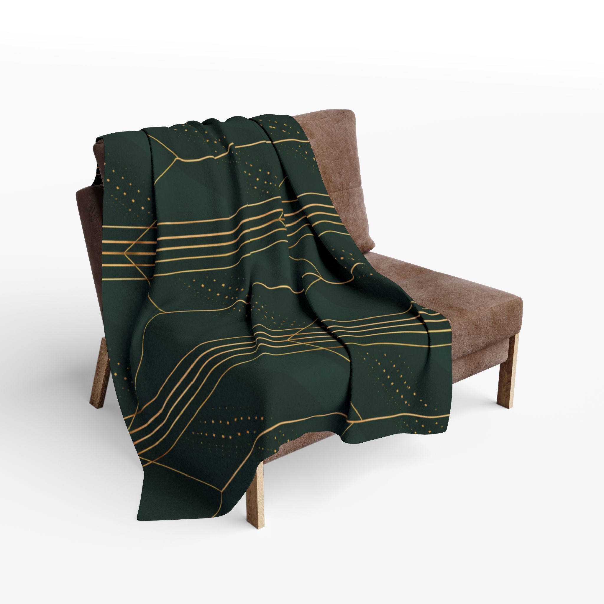 Endeavour Arctic Fleece Blanket (in Green) - Image 10