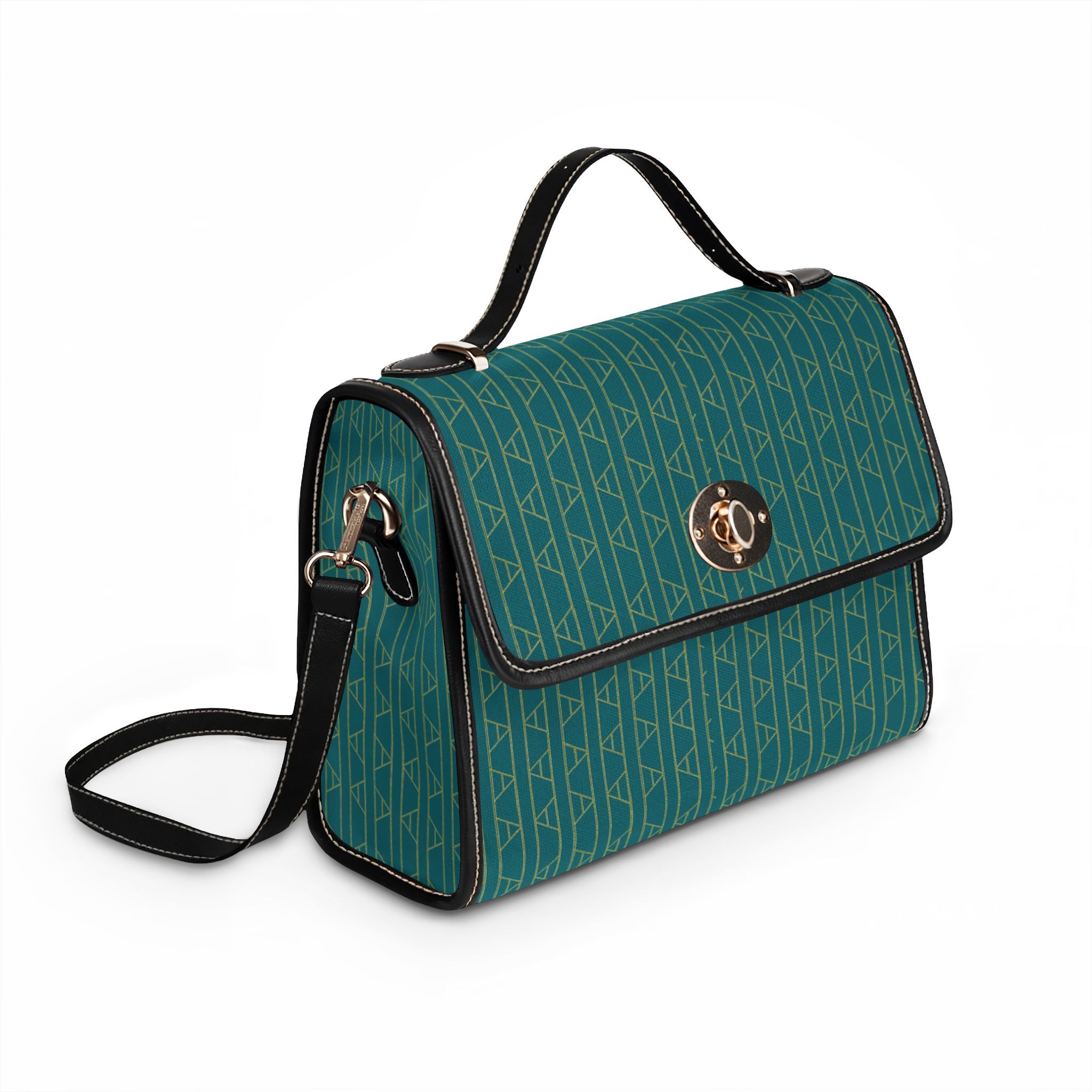 Kingston Canvas Bag (in Teal) - Image 9