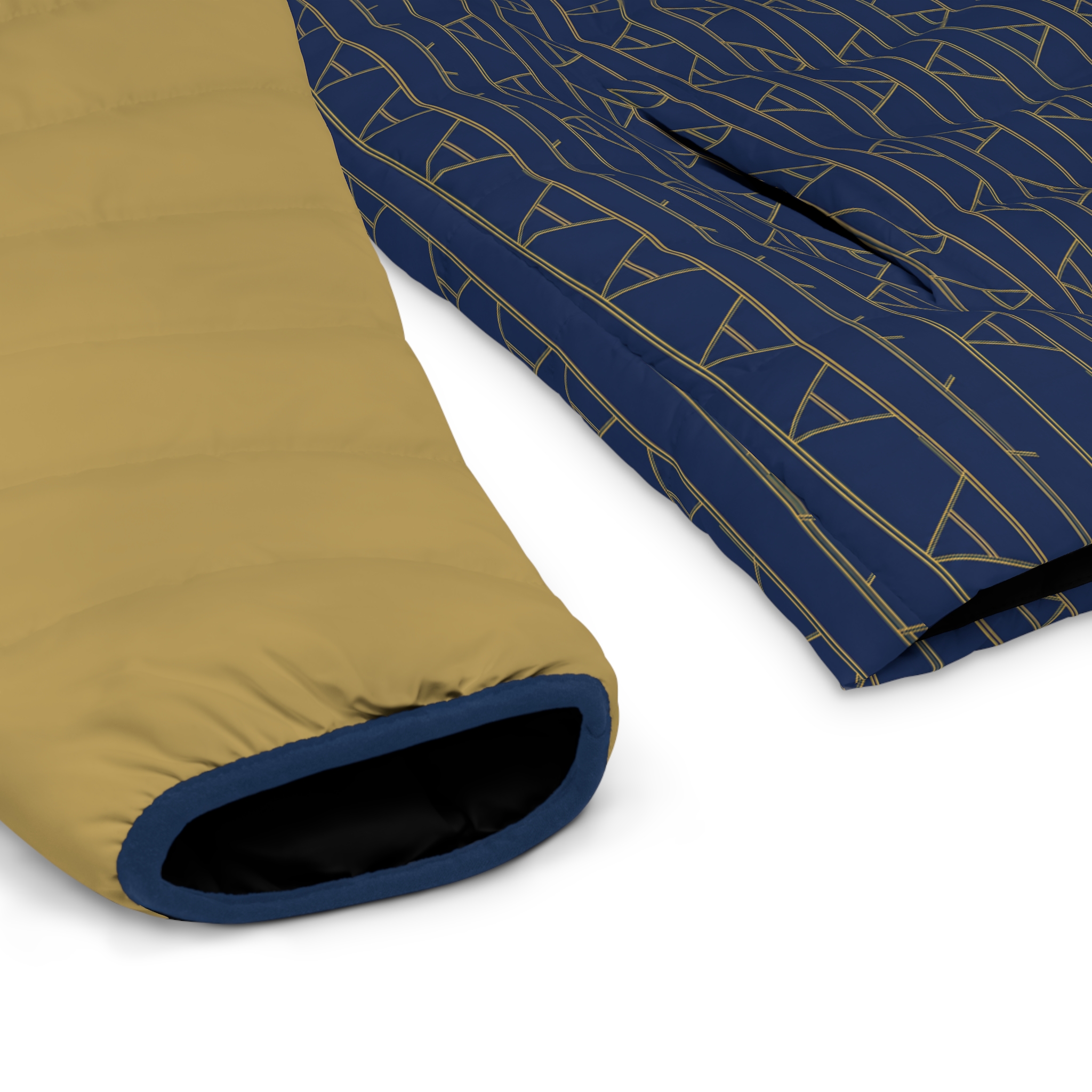Kingston Men's Quilted Jacket (in Blue) - Image 3