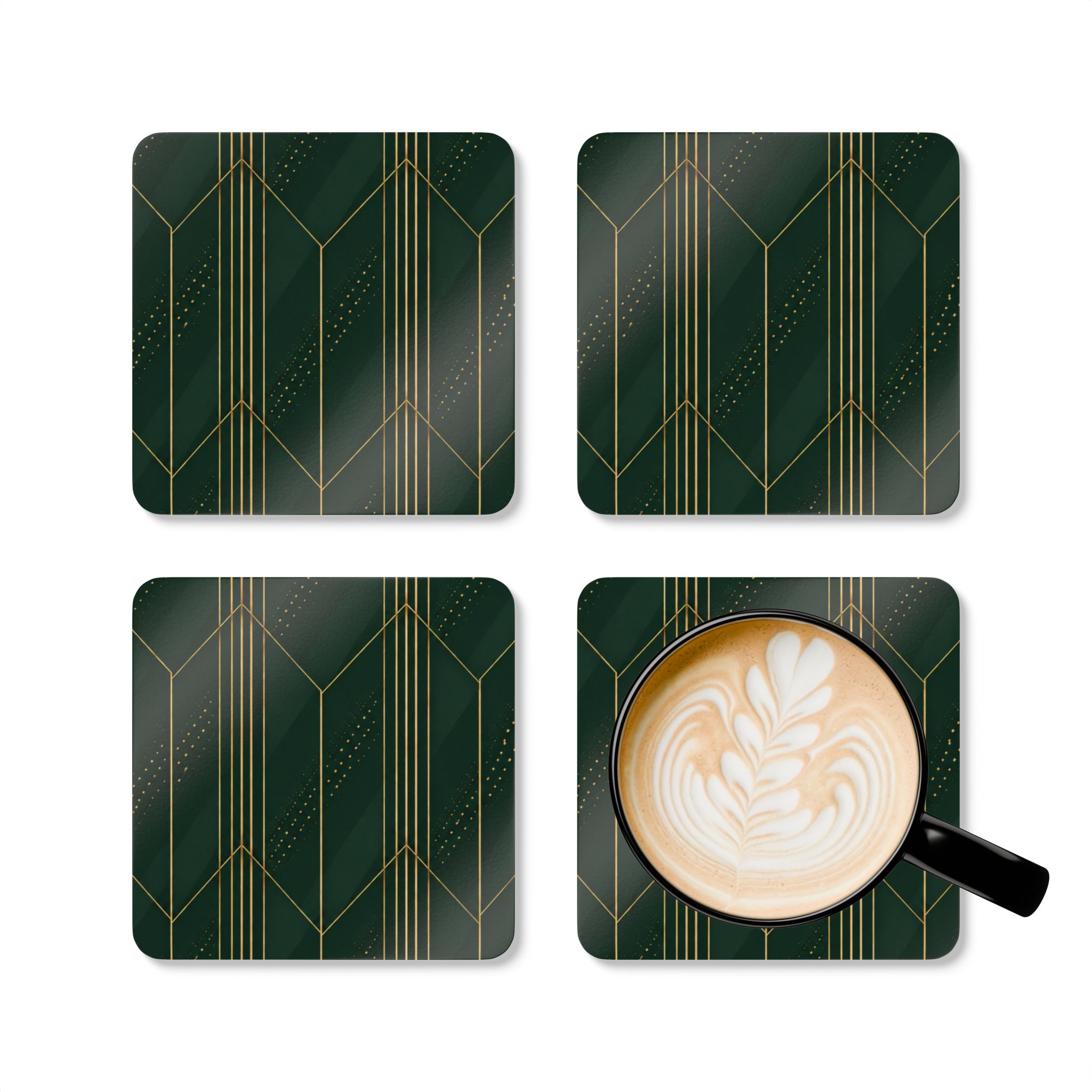 Endeavour Coaster Set (in Green) - Image 5