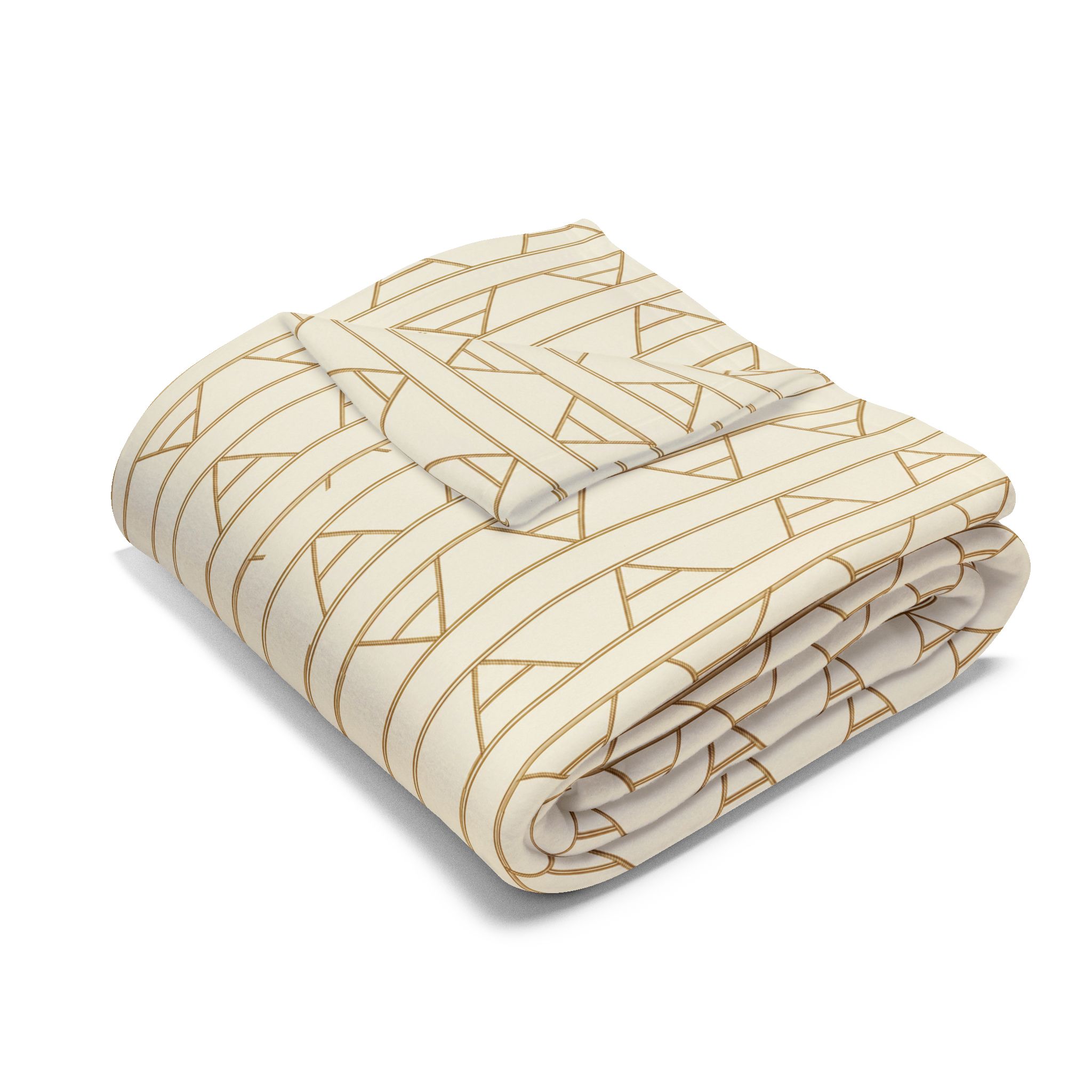 Kingston Arctic Fleece Blanket (in Cream)