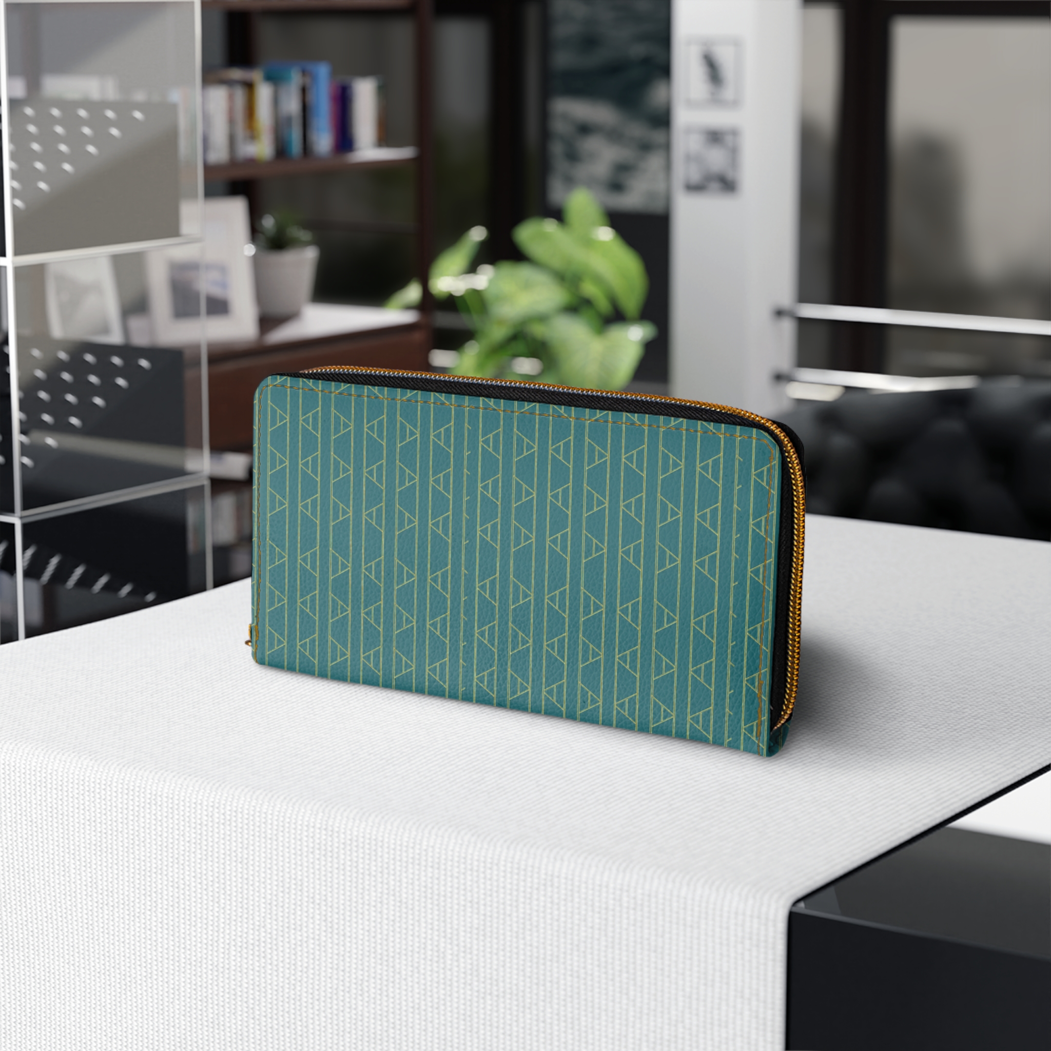 Kingston Zipper Wallet (in Teal) - Image 2