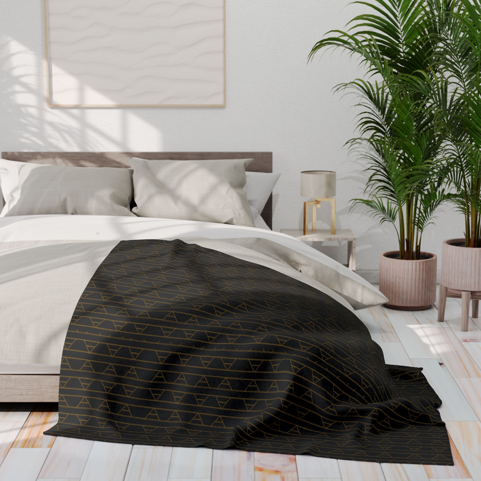 Kingston Arctic Fleece Blanket (in Black) - Image 12