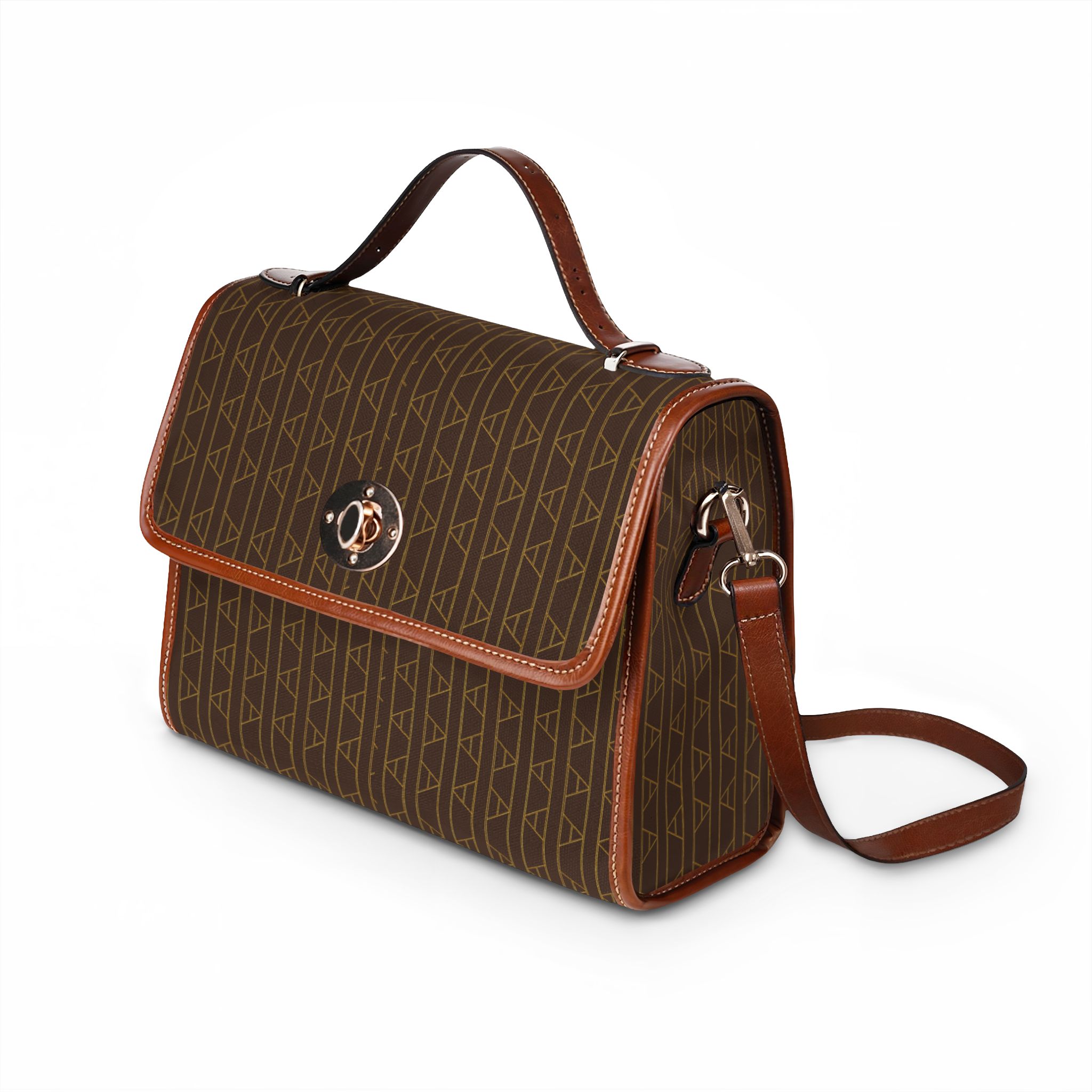 Kingston Canvas Bag (in Brown) - Image 3