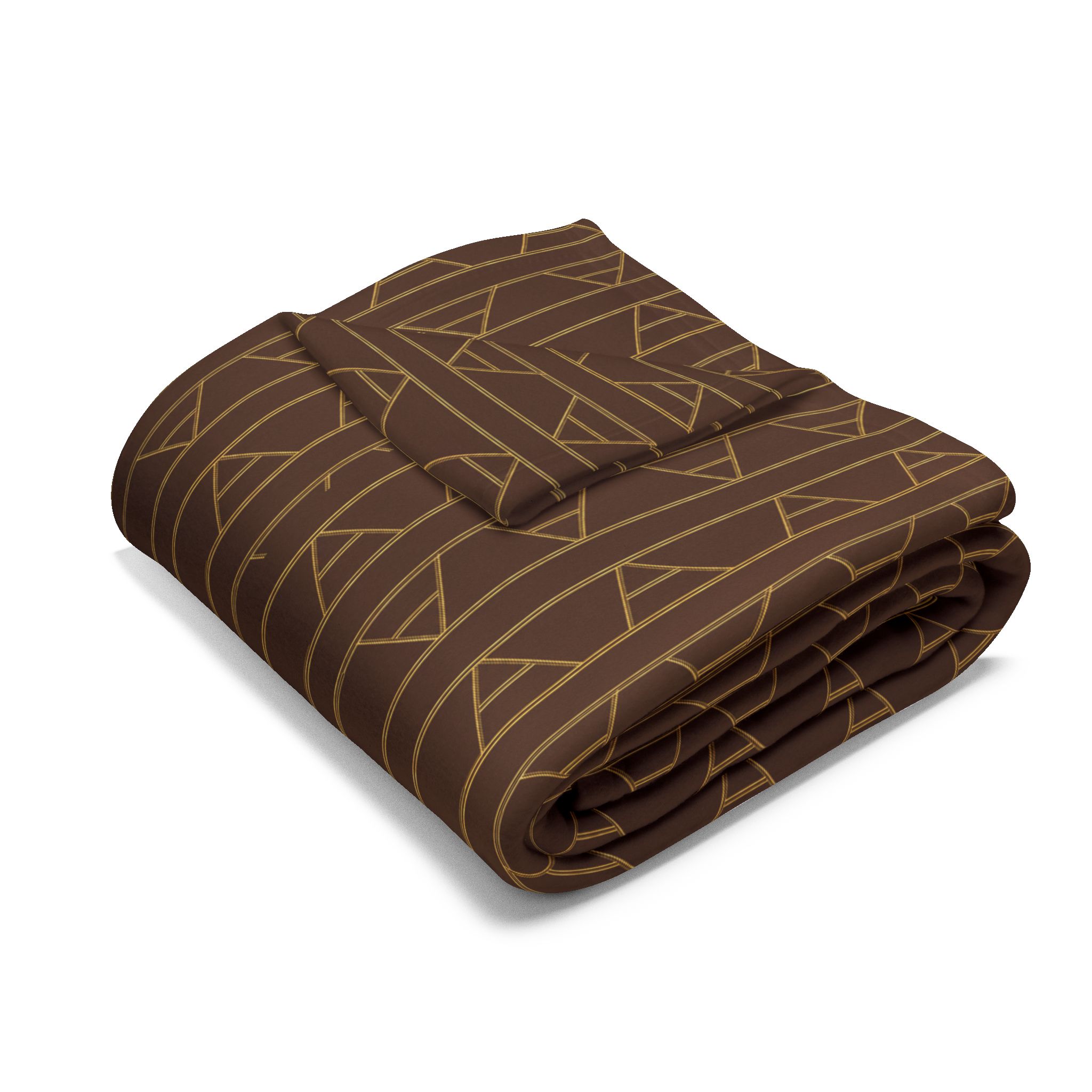 Kingston Arctic Fleece Blanket (in Brown)