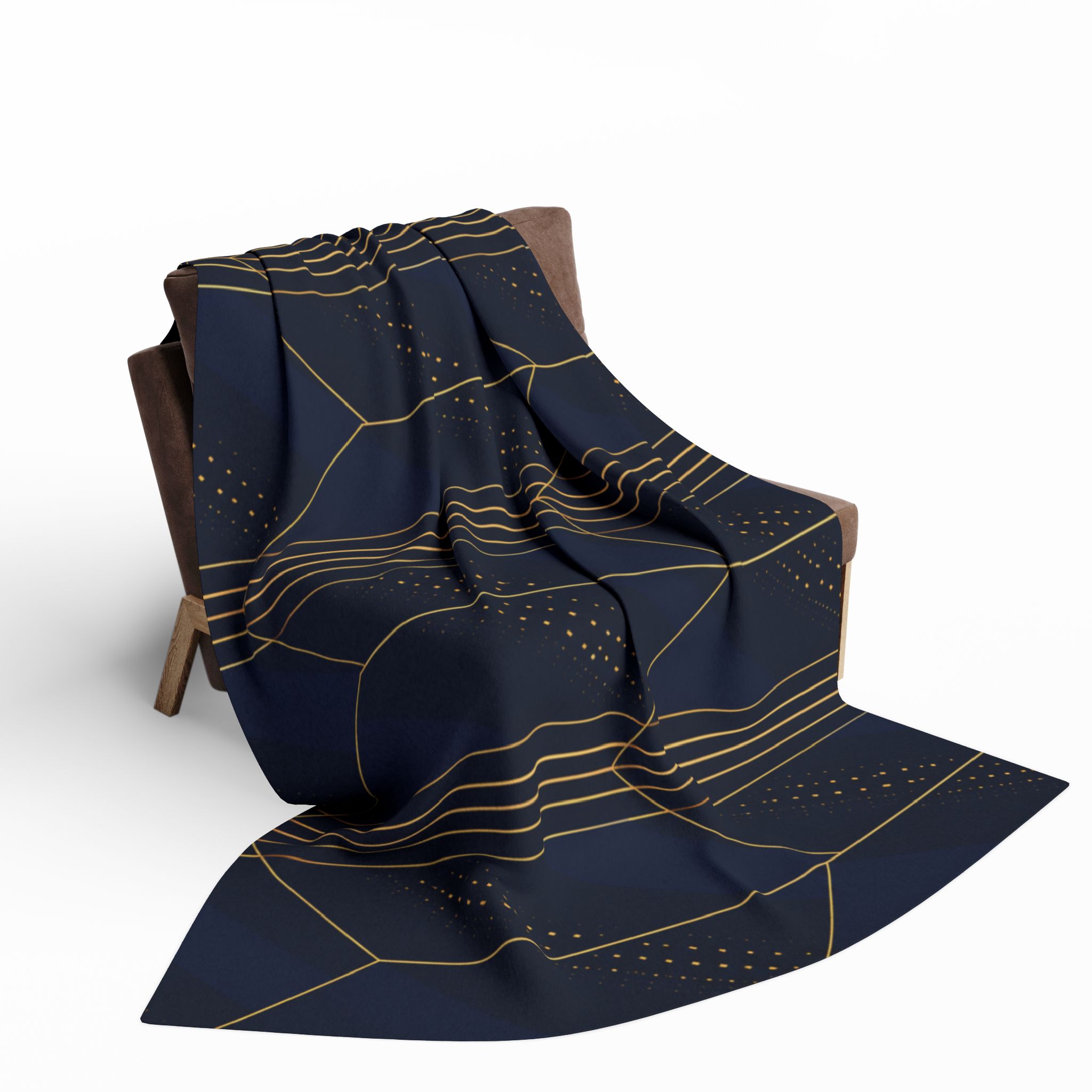 Endeavour Arctic Fleece Blanket (in Blue) - Image 4