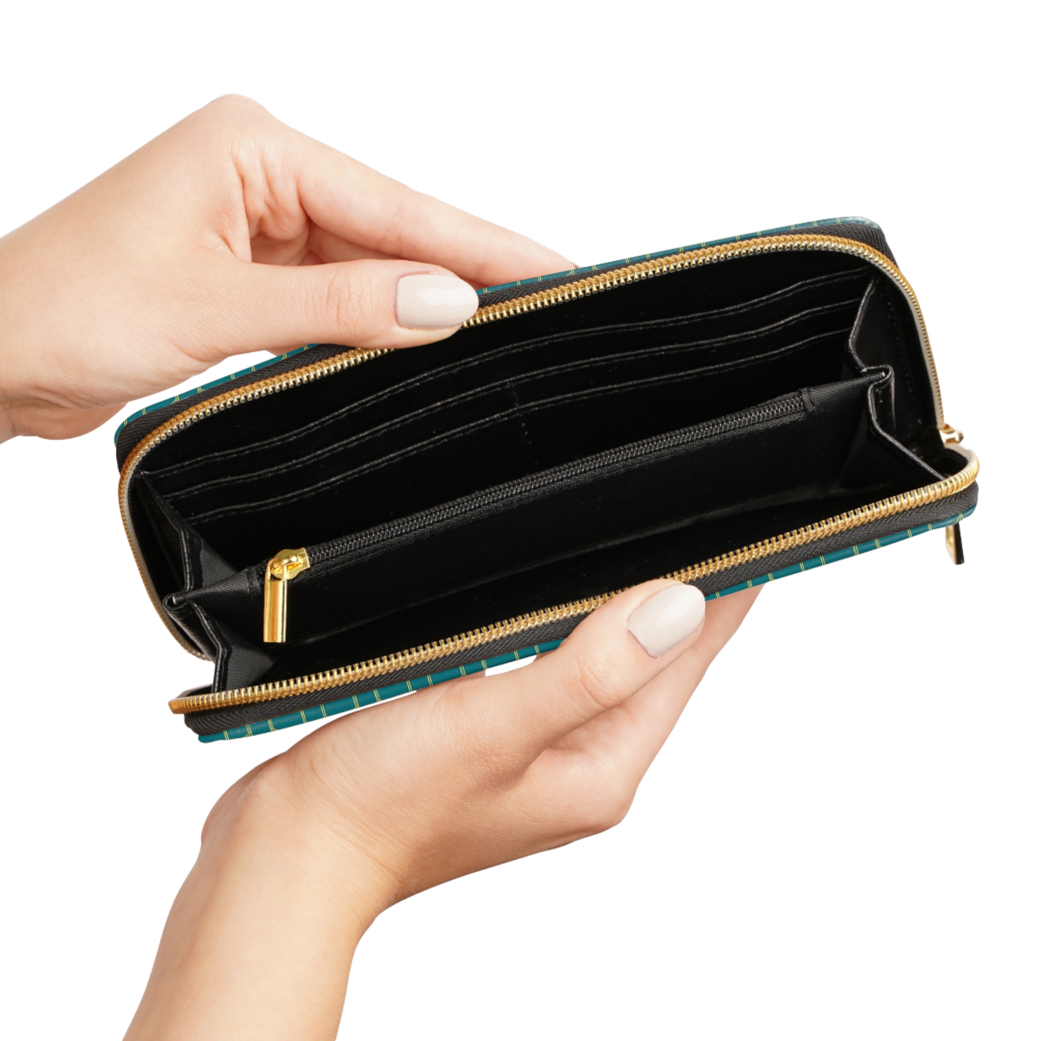 Kingston Zipper Wallet (in Teal) - Image 5