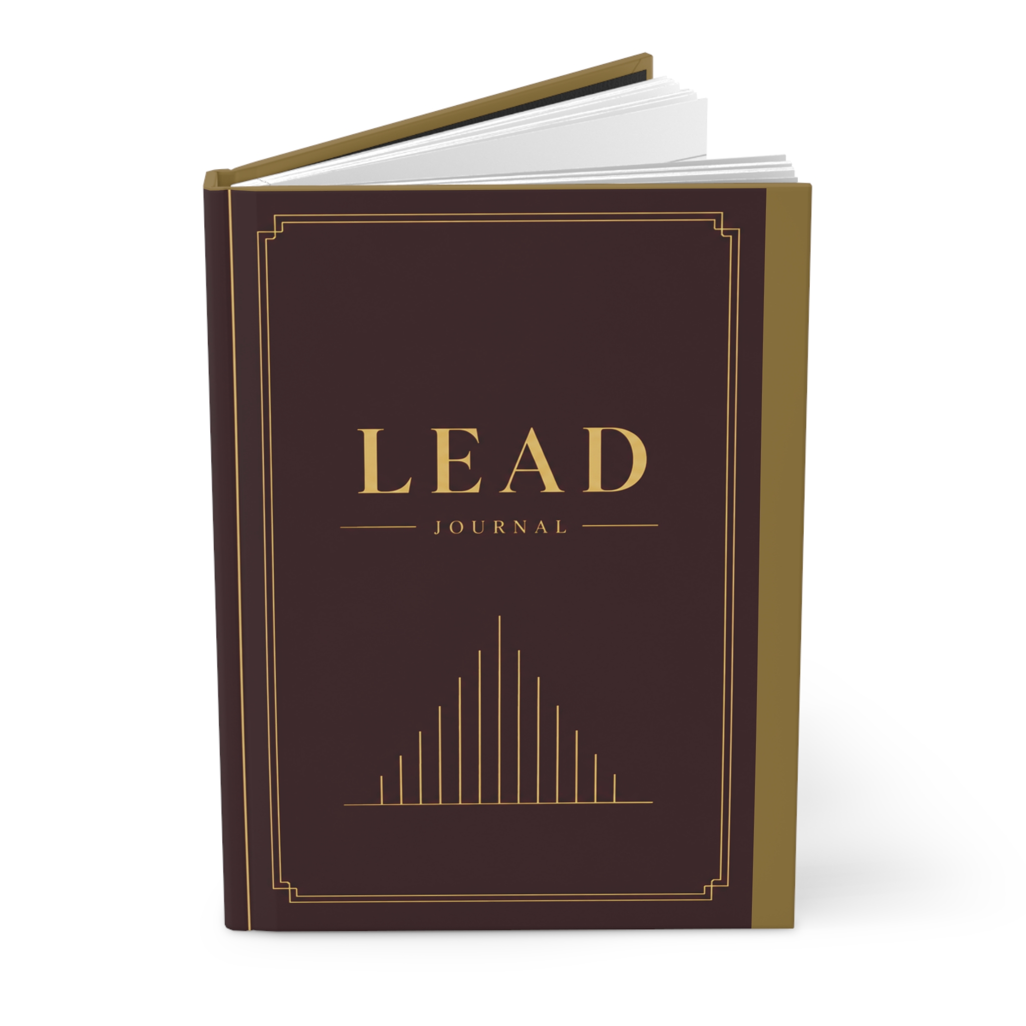 LEAD Hardcover Journal (in Burgundy/Wine) - Image 4
