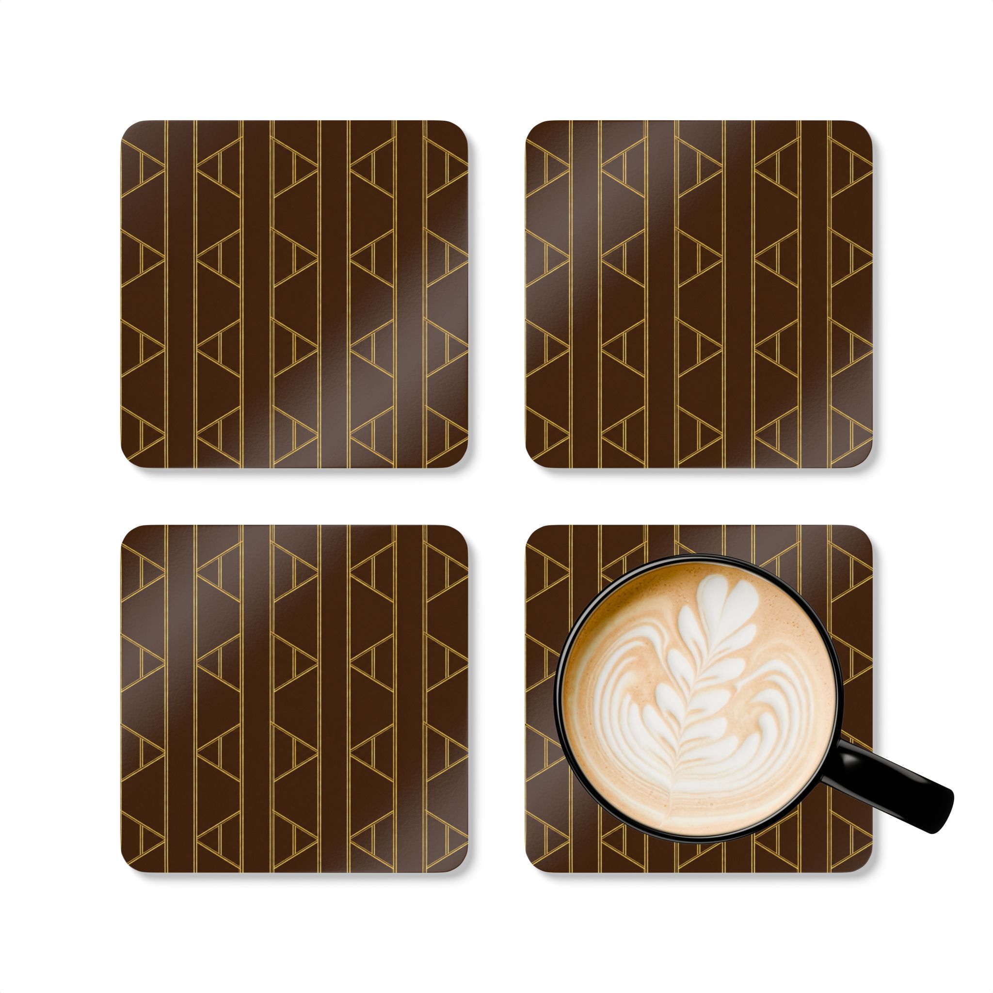 Kingston Coaster Set (in Brown) - Image 5