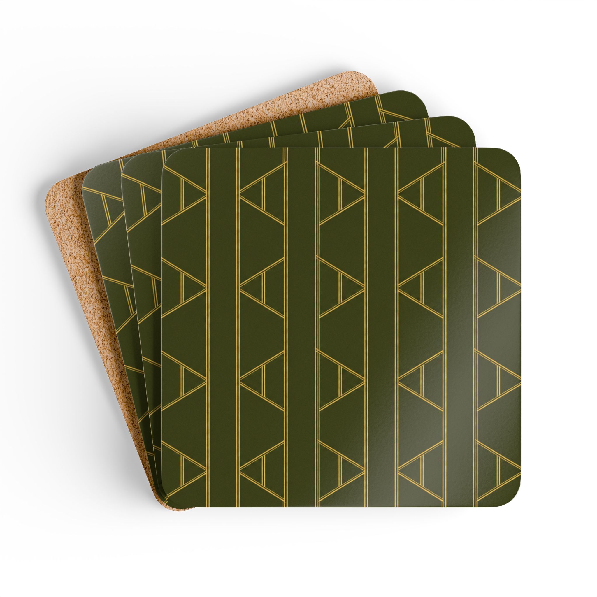 Kingston Coaster Set (in Olive)