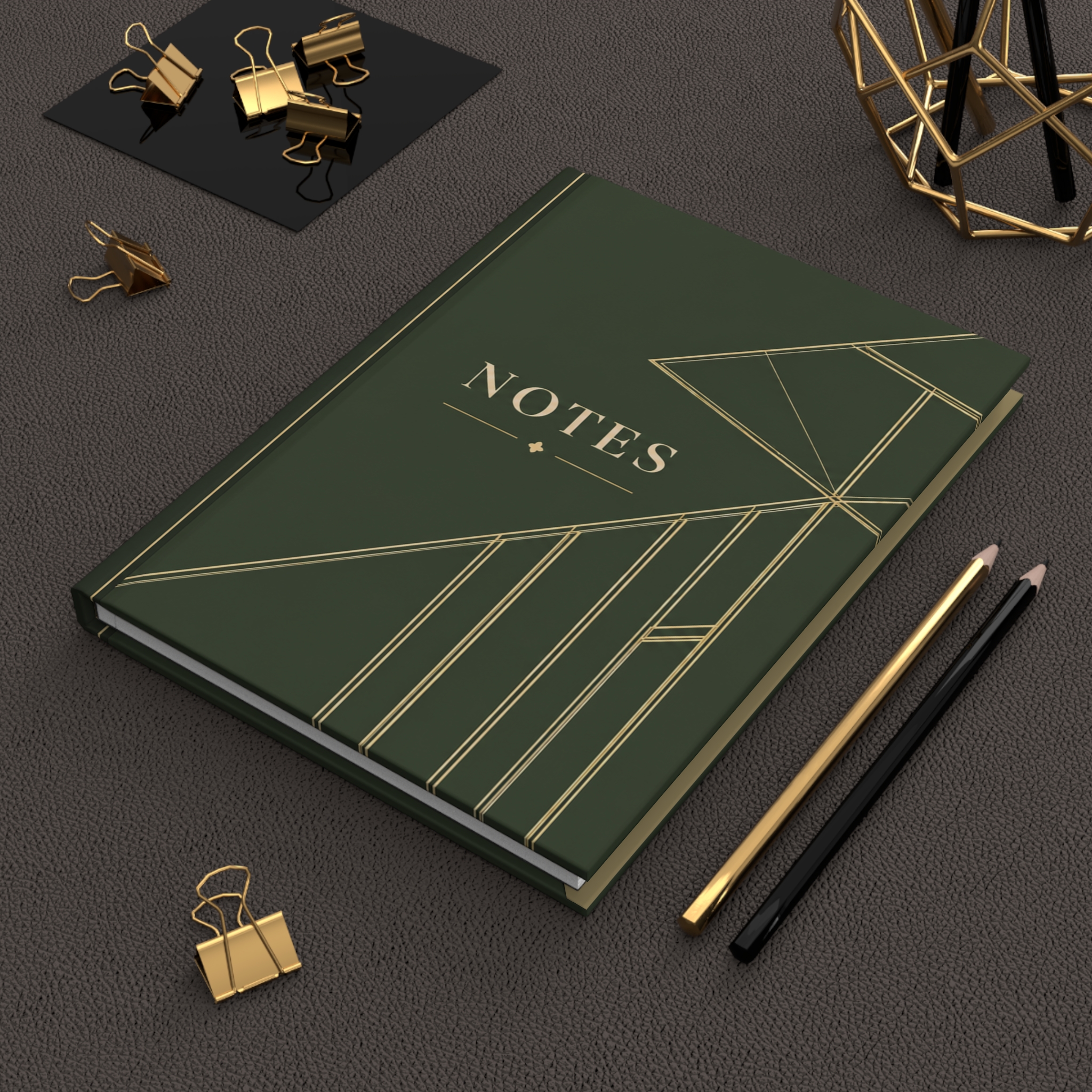 Kingston Hardcover Journal (in Olive) - Image 6