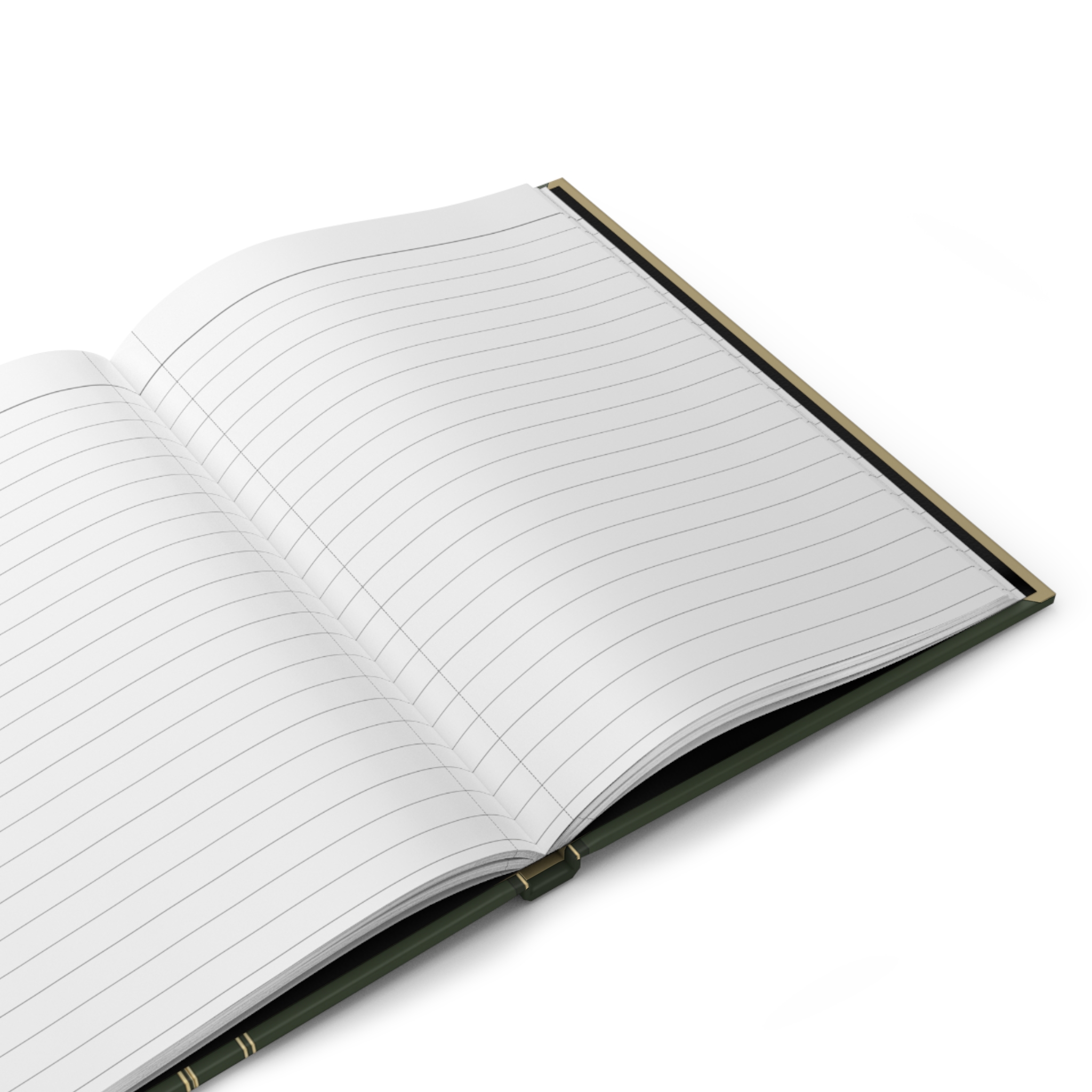 Kingston Hardcover Journal (in Olive) - Image 5