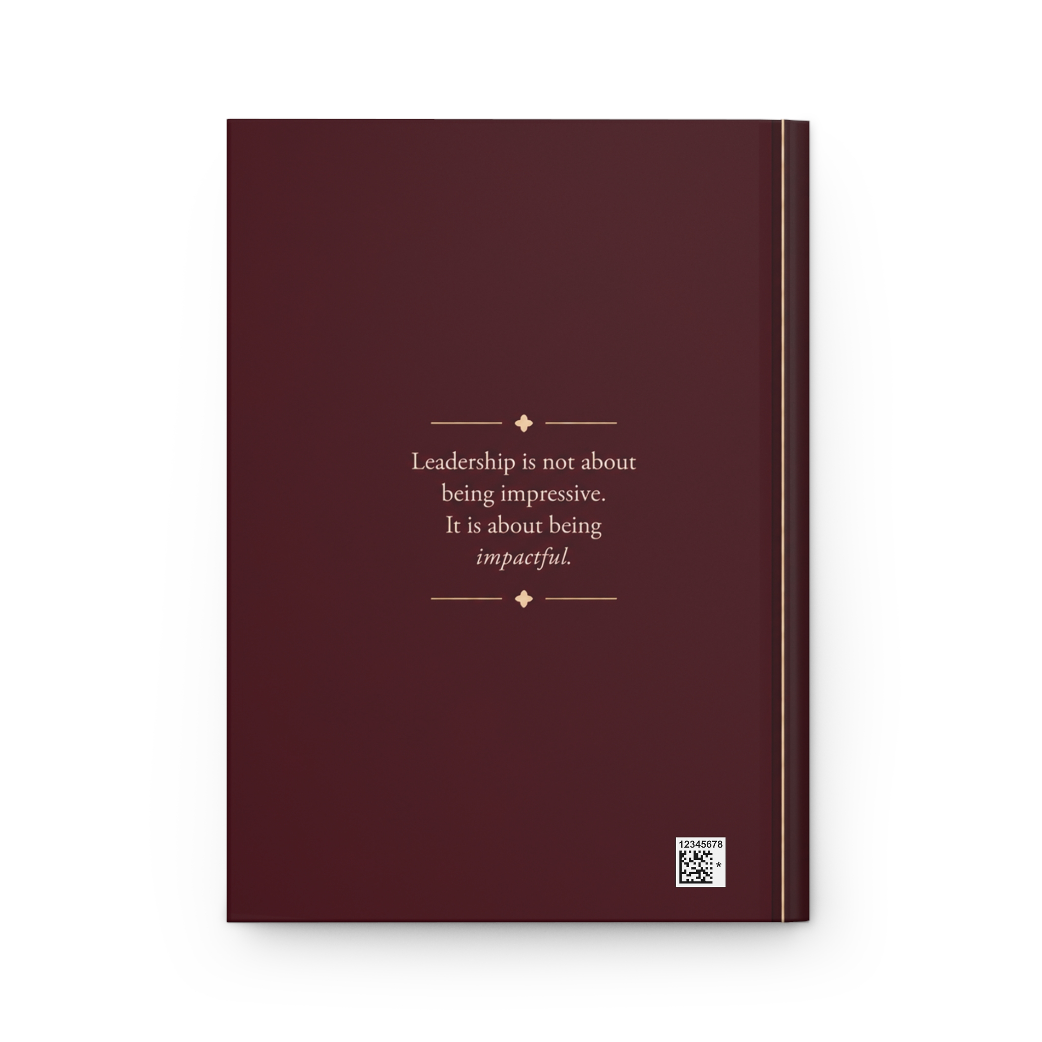 Kingston Hardcover Journal (in Burgundy) - Image 3