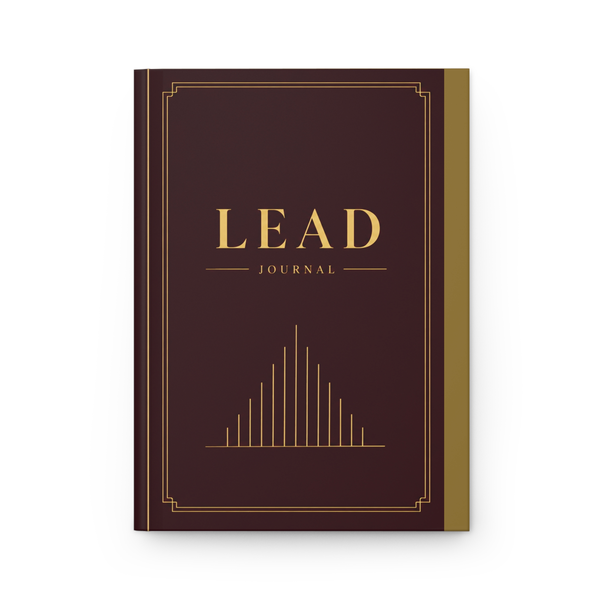LEAD Hardcover Journal (in Burgundy/Wine)