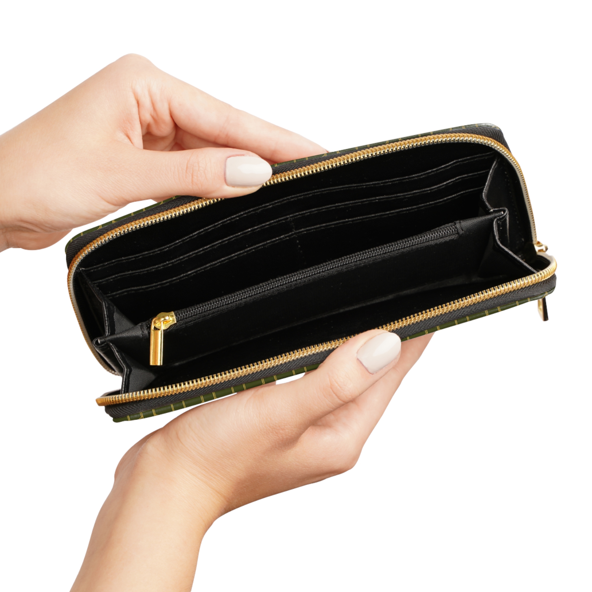 Kingston Zipper Wallet (in Olive) - Image 5