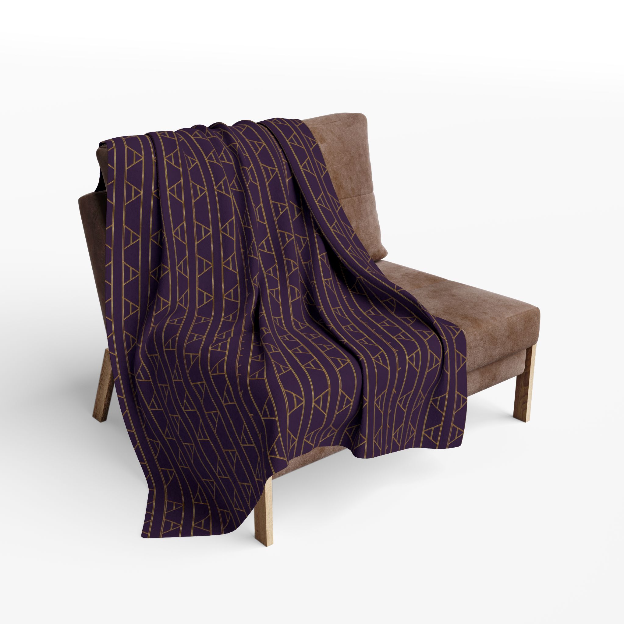 Kingston Arctic Fleece Blanket (in Purple) - Image 10