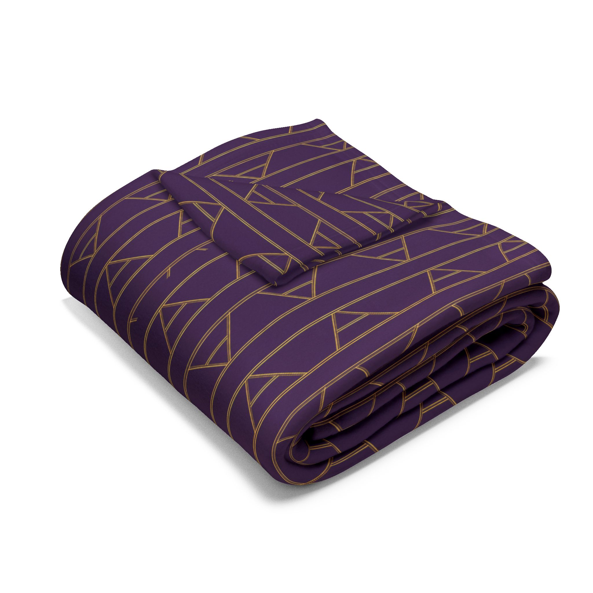 Kingston Arctic Fleece Blanket (in Purple) - Image 9