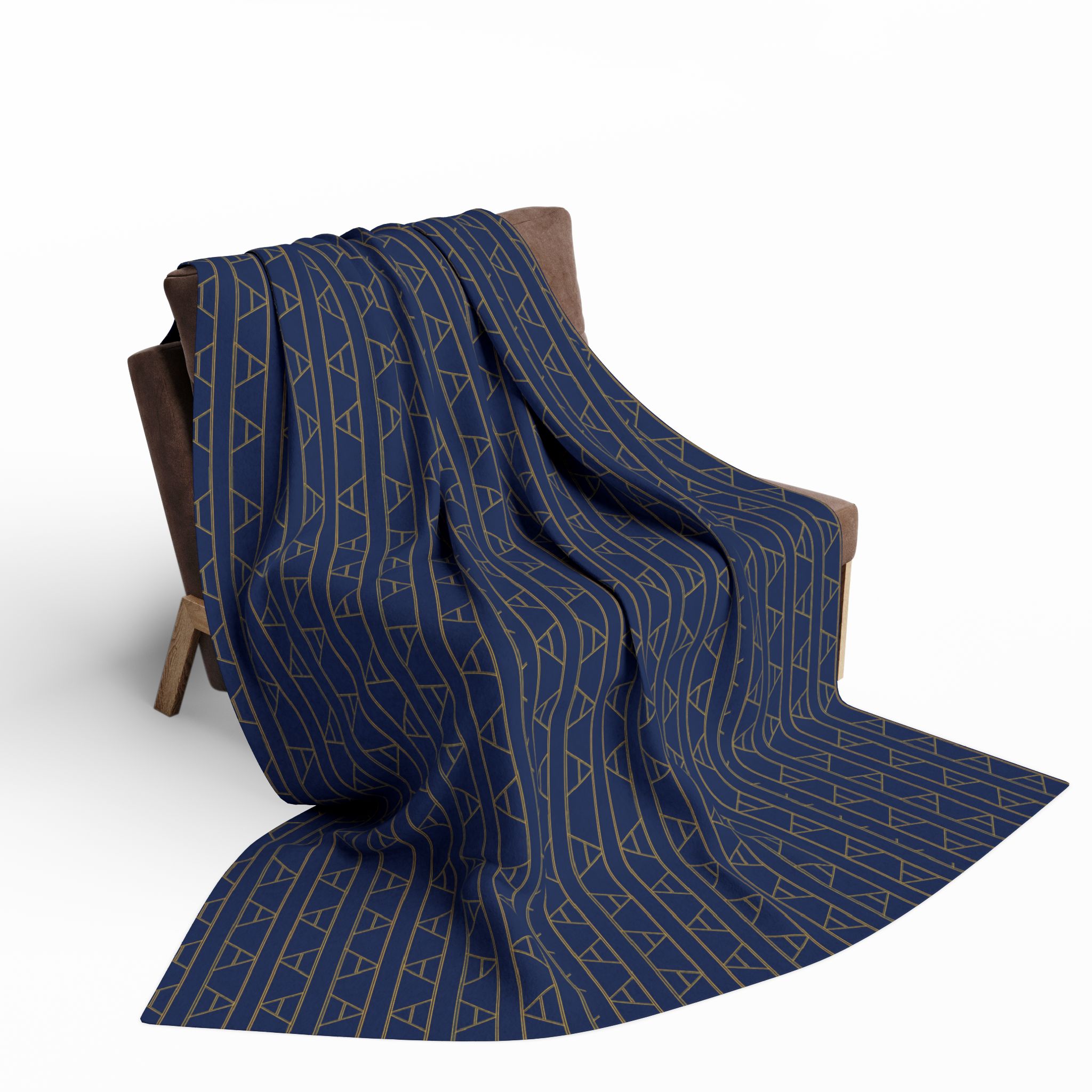 Kingston Arctic Fleece Blanket (in Blue) - Image 4