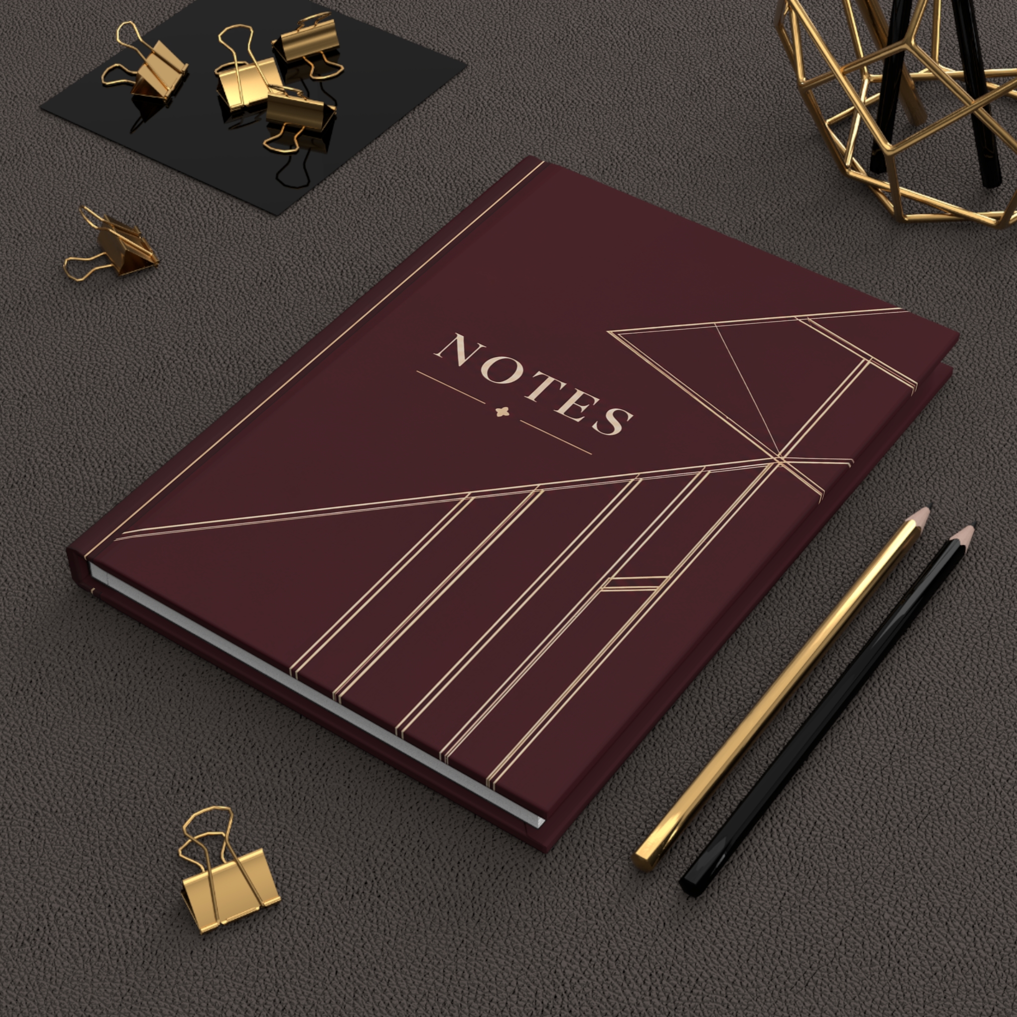 Kingston Hardcover Journal (in Burgundy) - Image 6