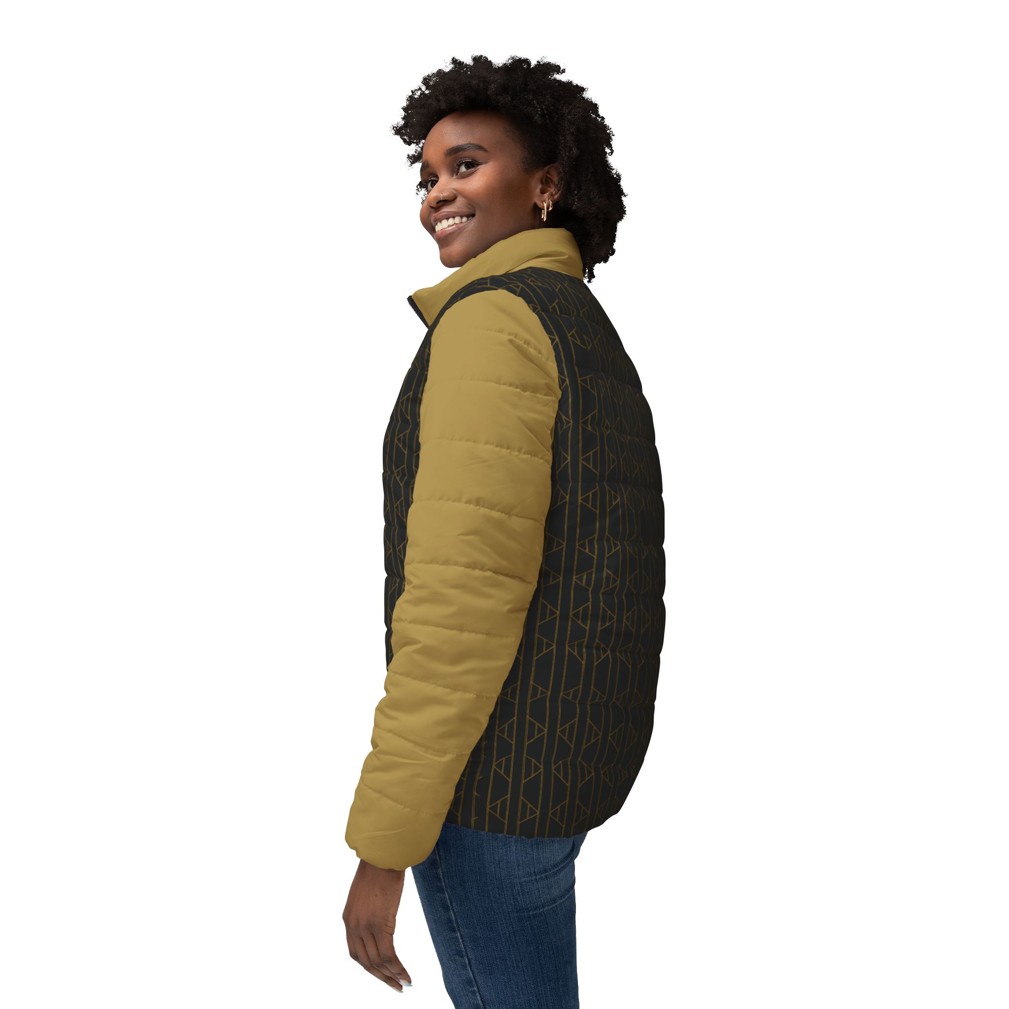 Kingston Women’s Quilted Jacket (Black) - Image 3