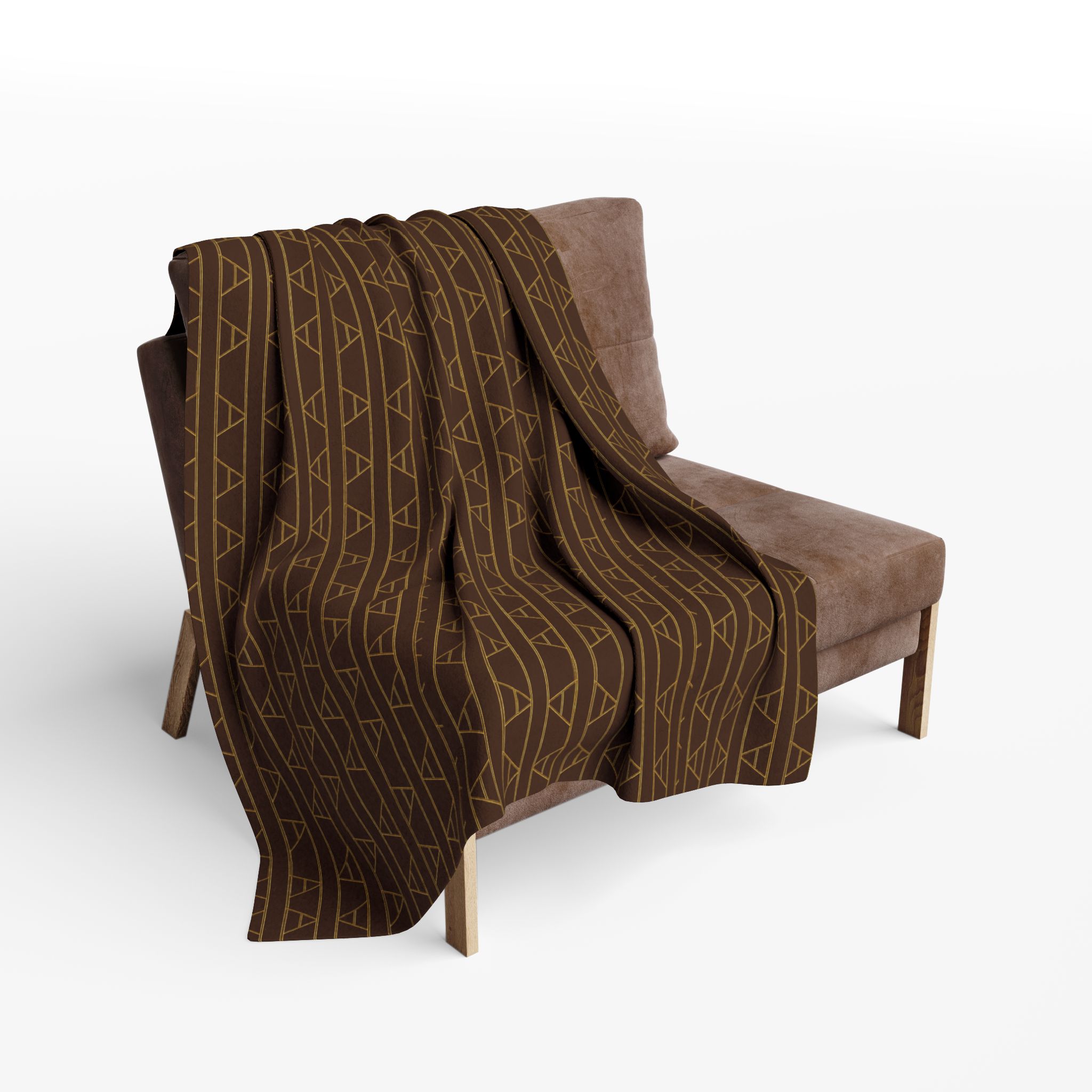 Kingston Arctic Fleece Blanket (in Brown) - Image 10