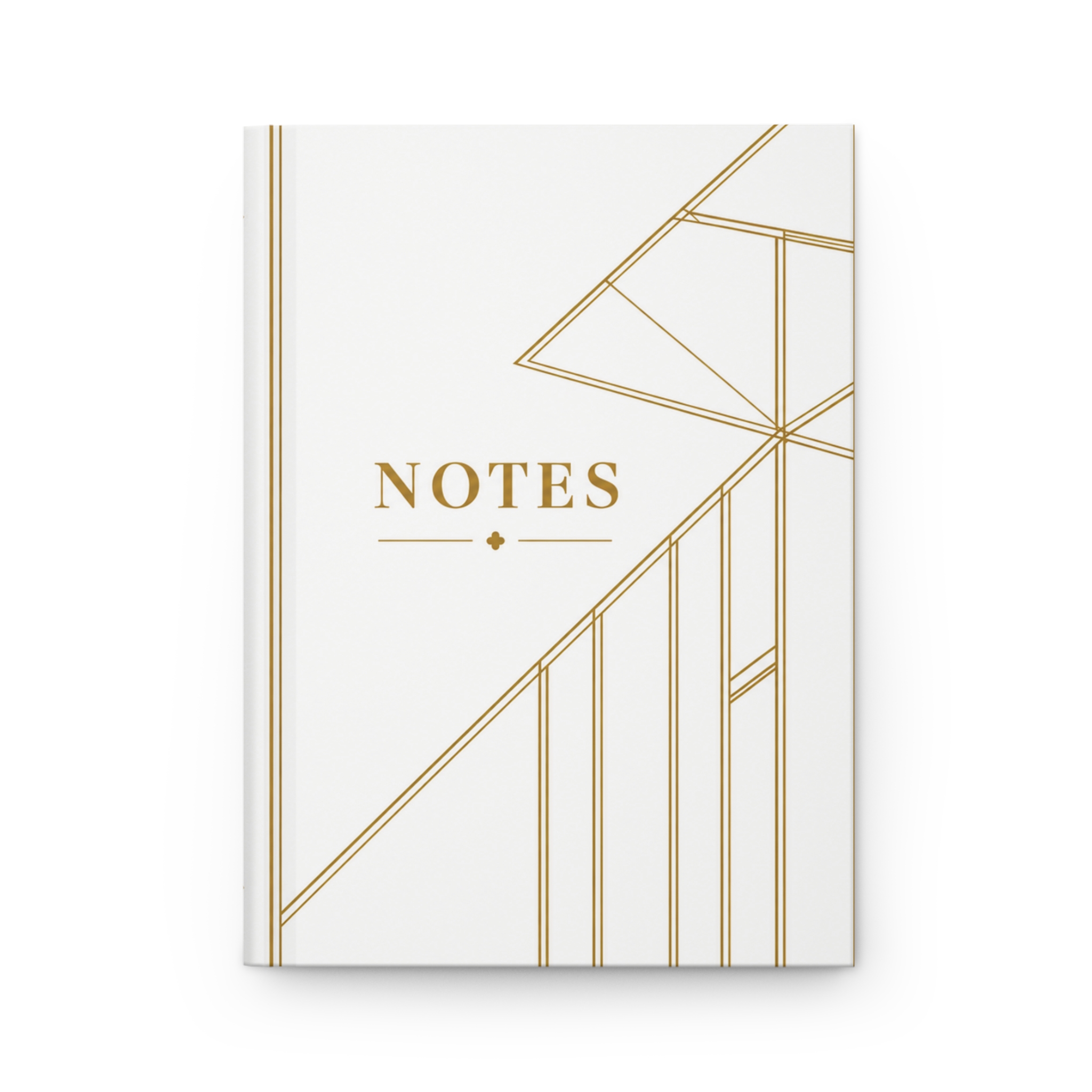 Kingston Hardcover Journal (in White & Gold)
