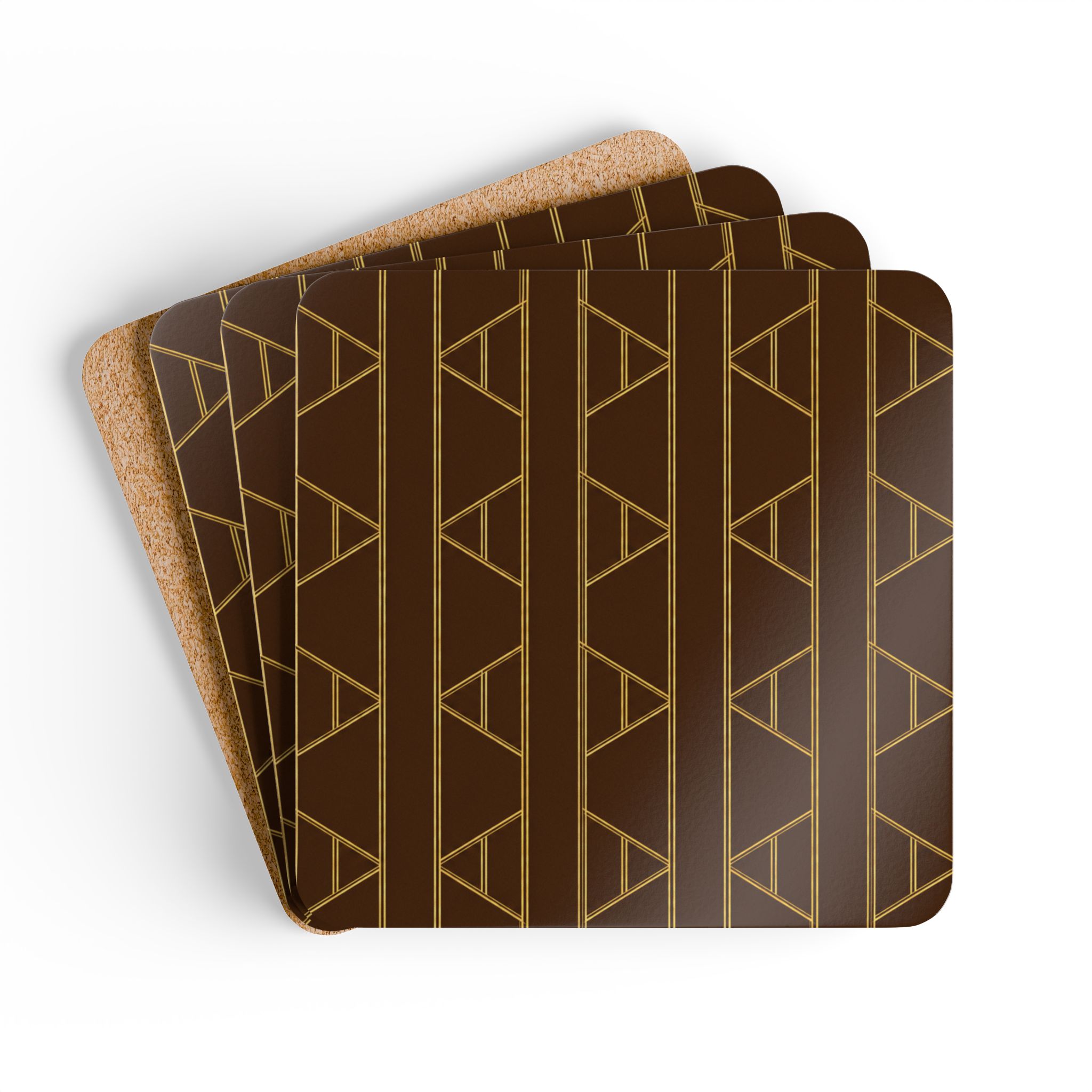 Kingston Coaster Set (in Brown)