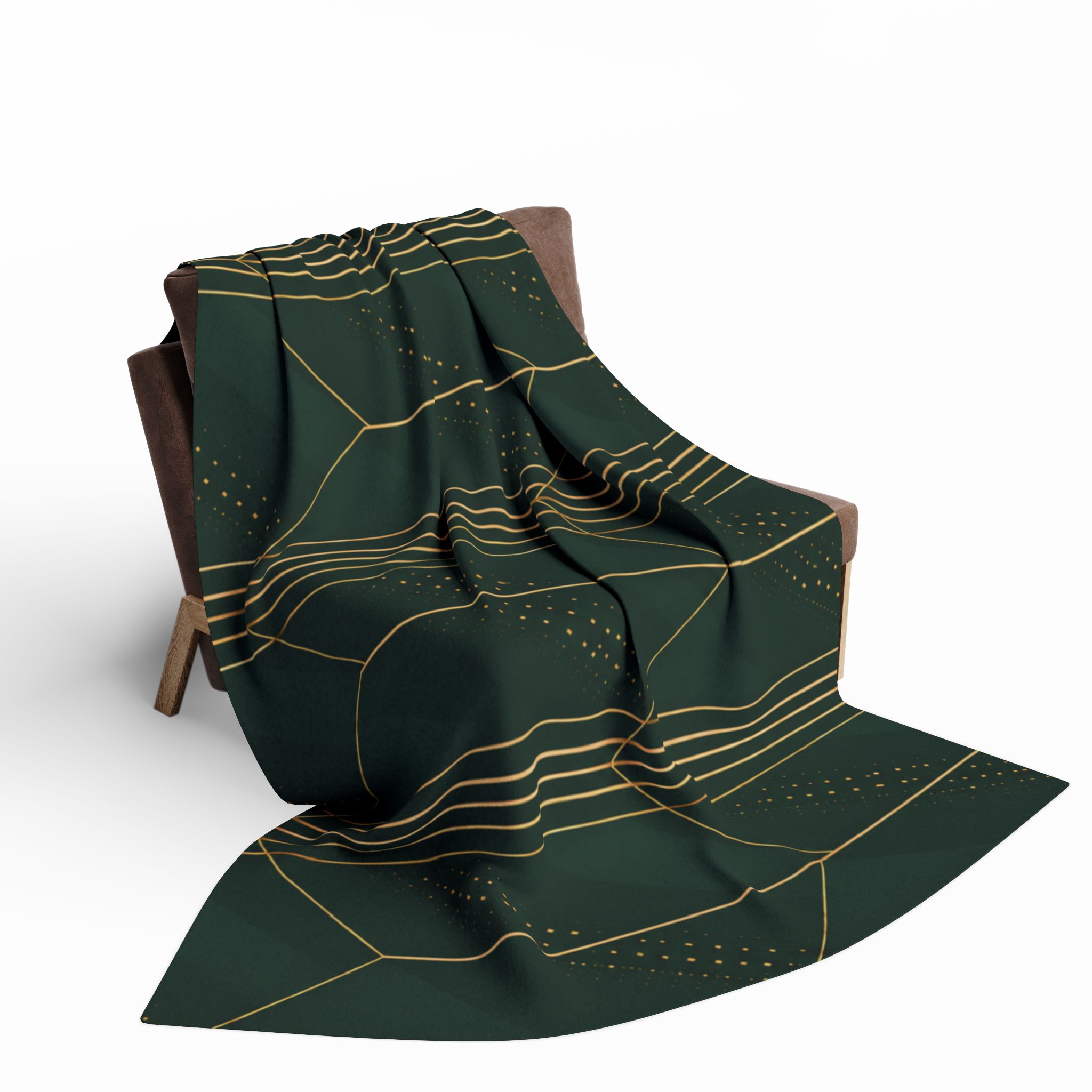 Endeavour Arctic Fleece Blanket (in Green) - Image 4