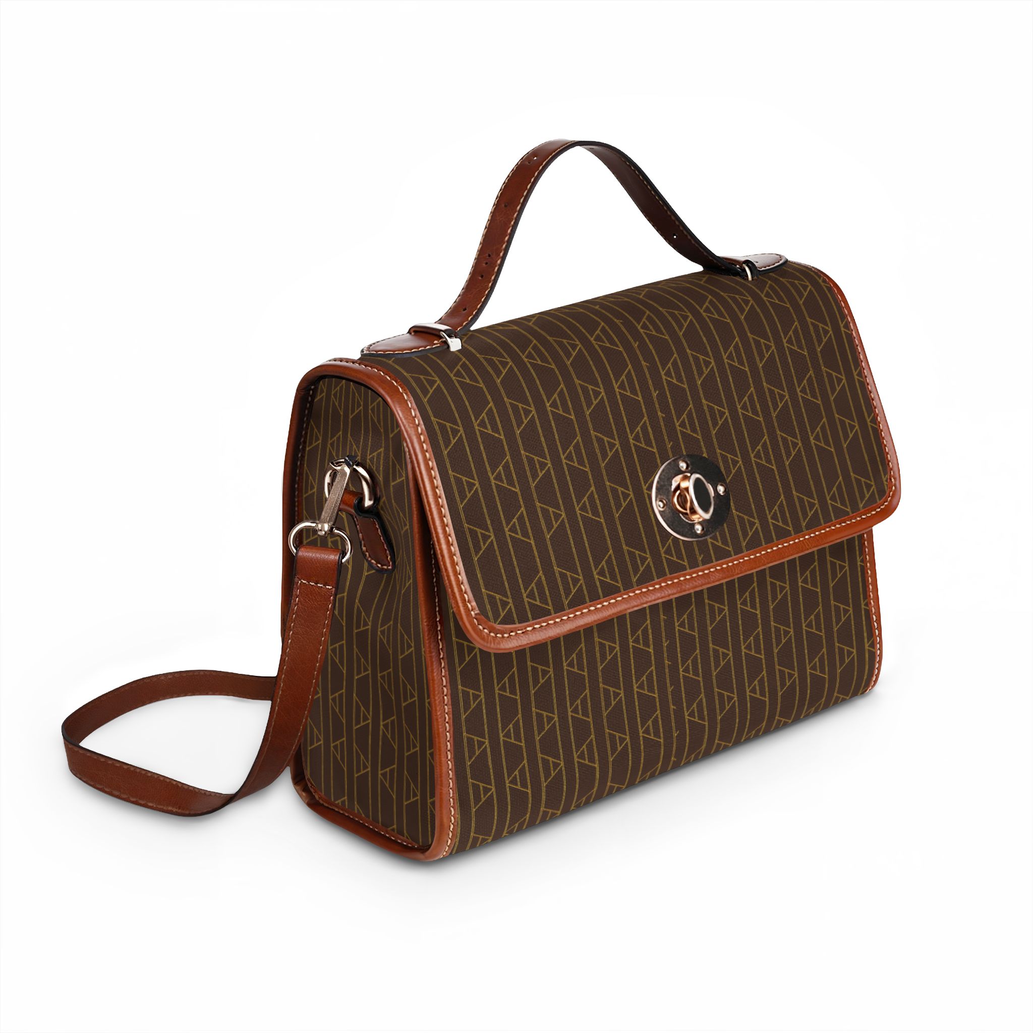 Kingston Canvas Bag (in Brown) - Image 4