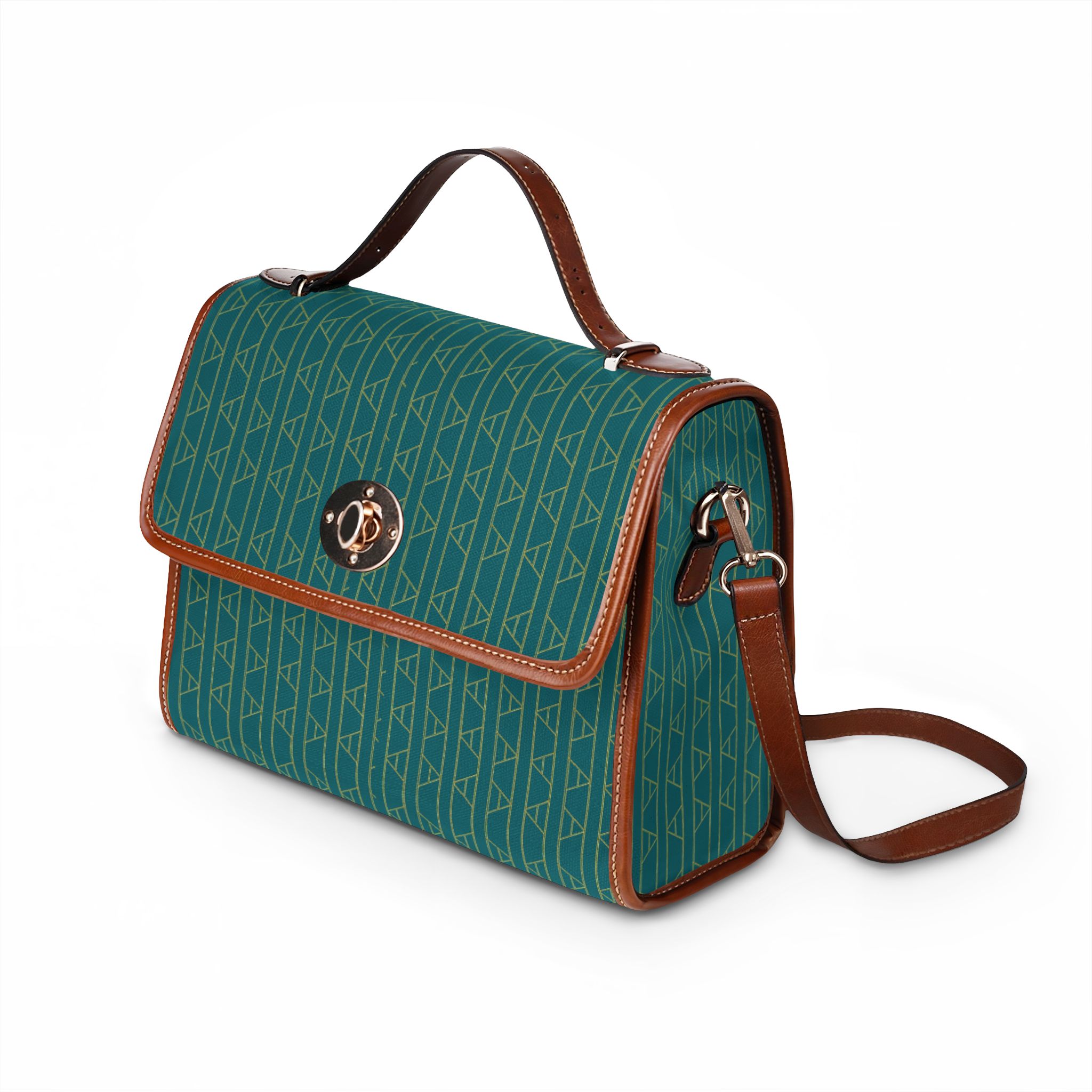 Kingston Canvas Bag (in Teal) - Image 3