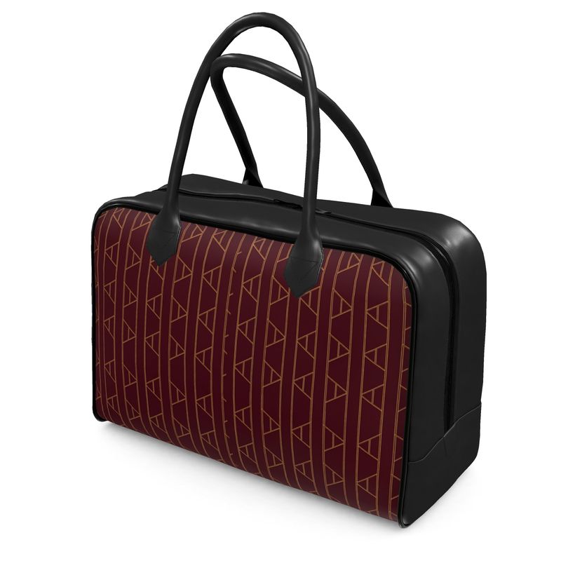 Kingston Leather Holdall (in Burgundy)