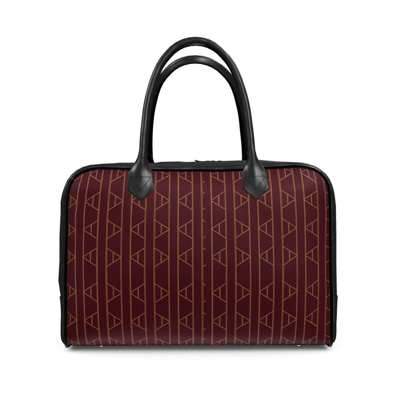 Kingston Leather Holdall (in Burgundy) - Image 2
