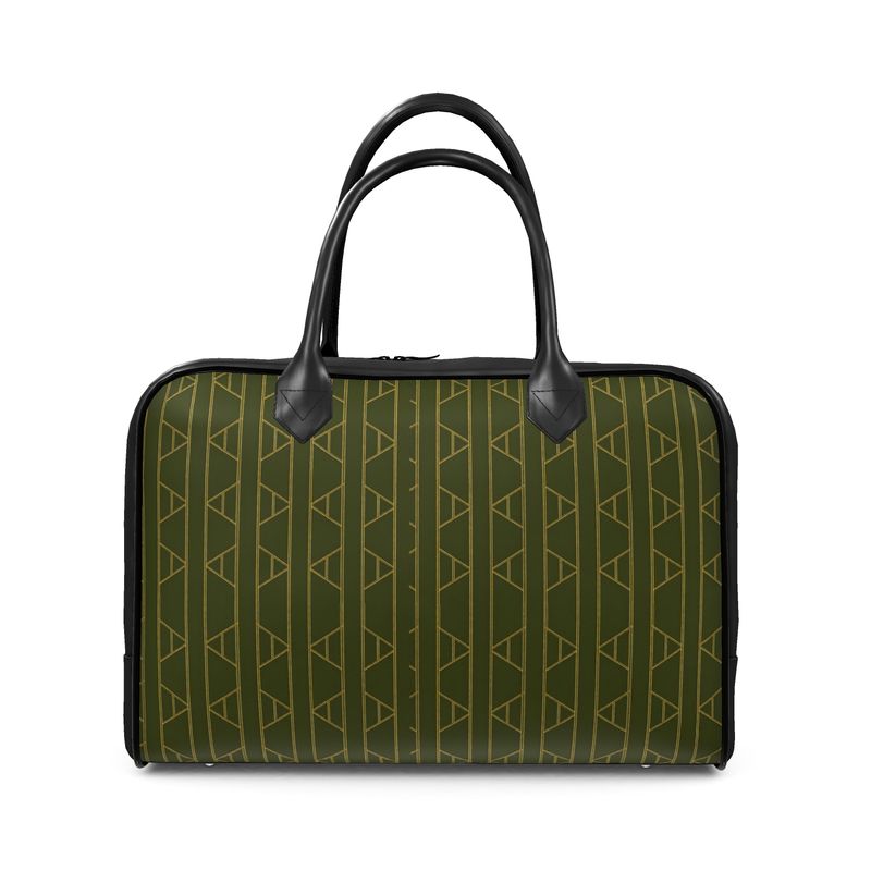Kingston Leather Holdall (in Olive) - Image 3