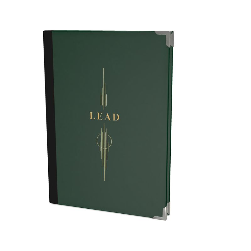 LEAD Hand-Bound Journal (in Green) - Image 2