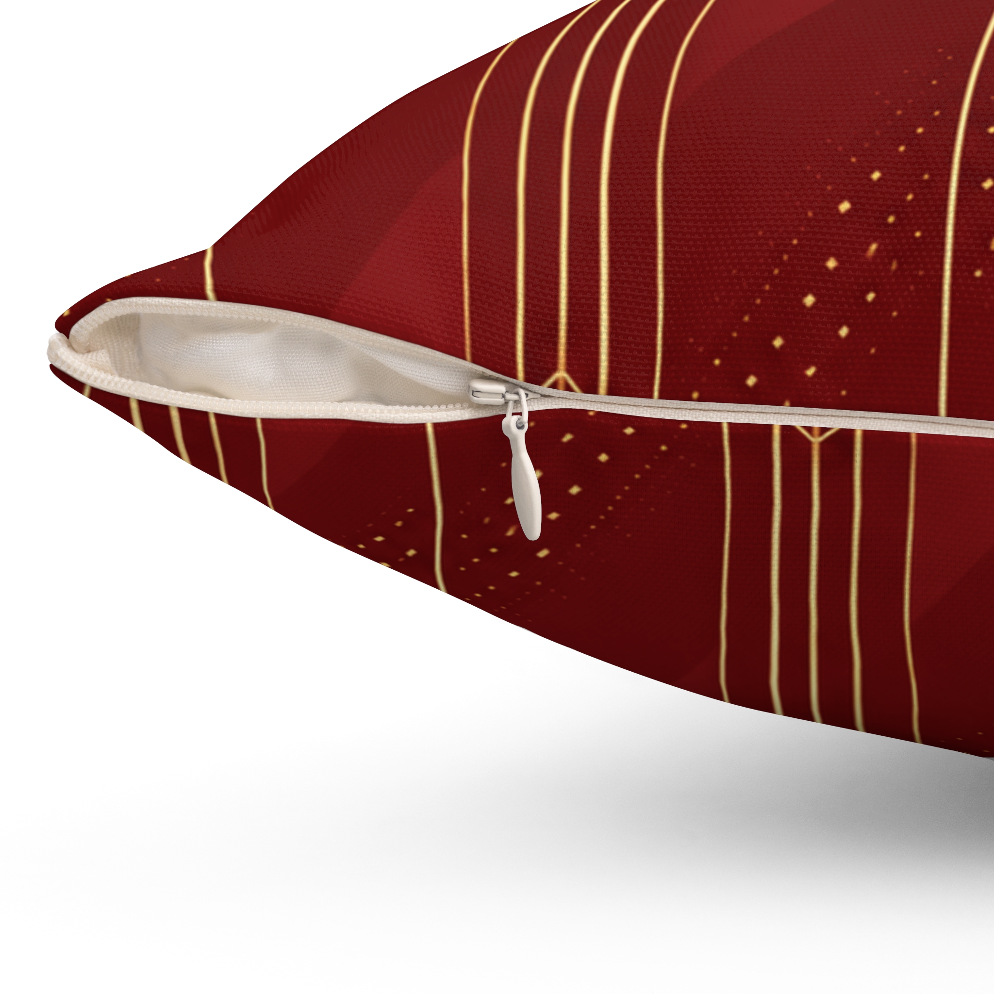 Endeavour Throw Pillow (in Red) - Image 3