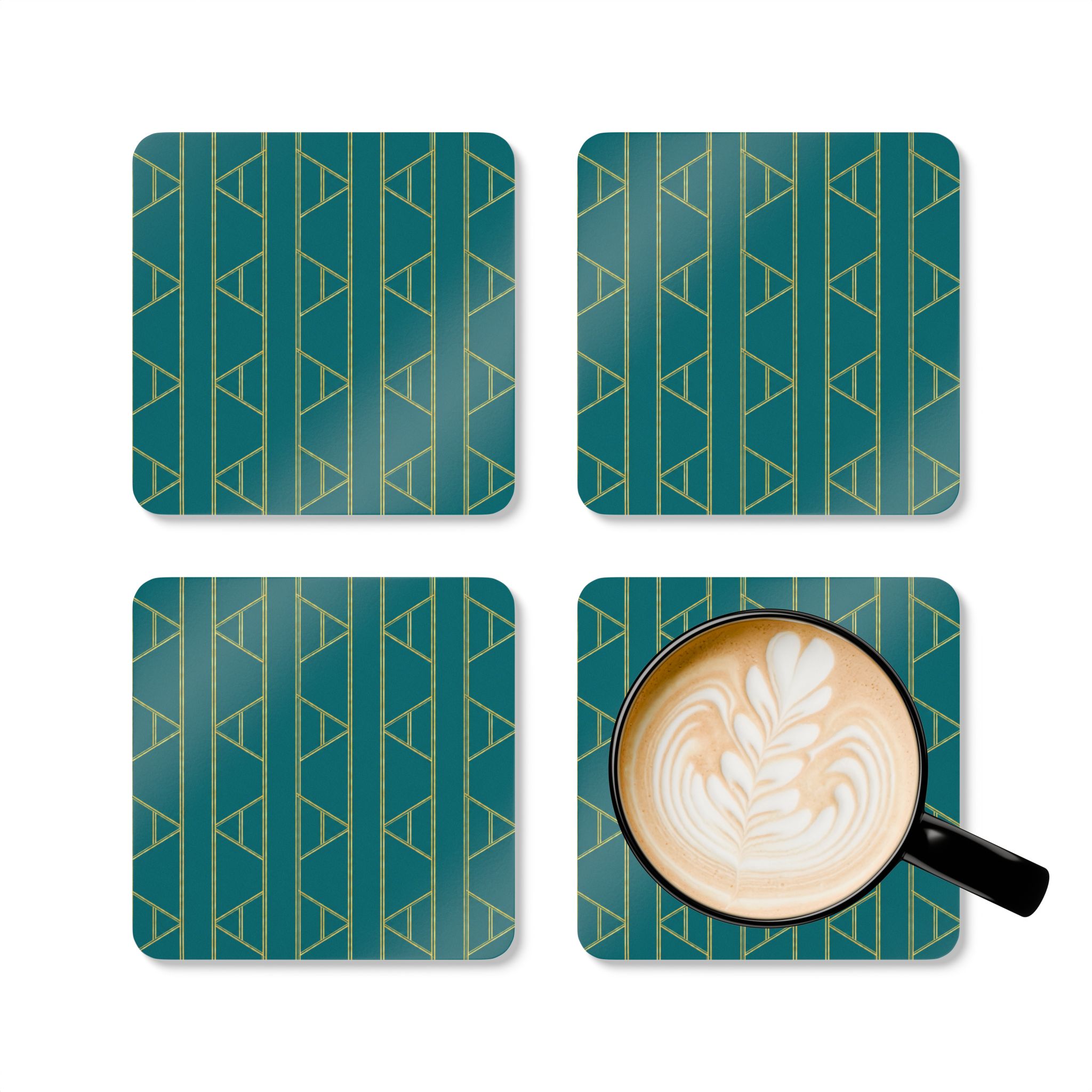 Kingston Coaster Set (in Teal) - Image 5