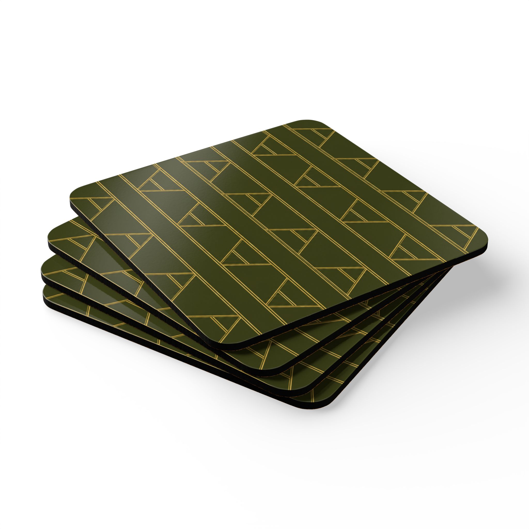 Kingston Coaster Set (in Olive) - Image 2