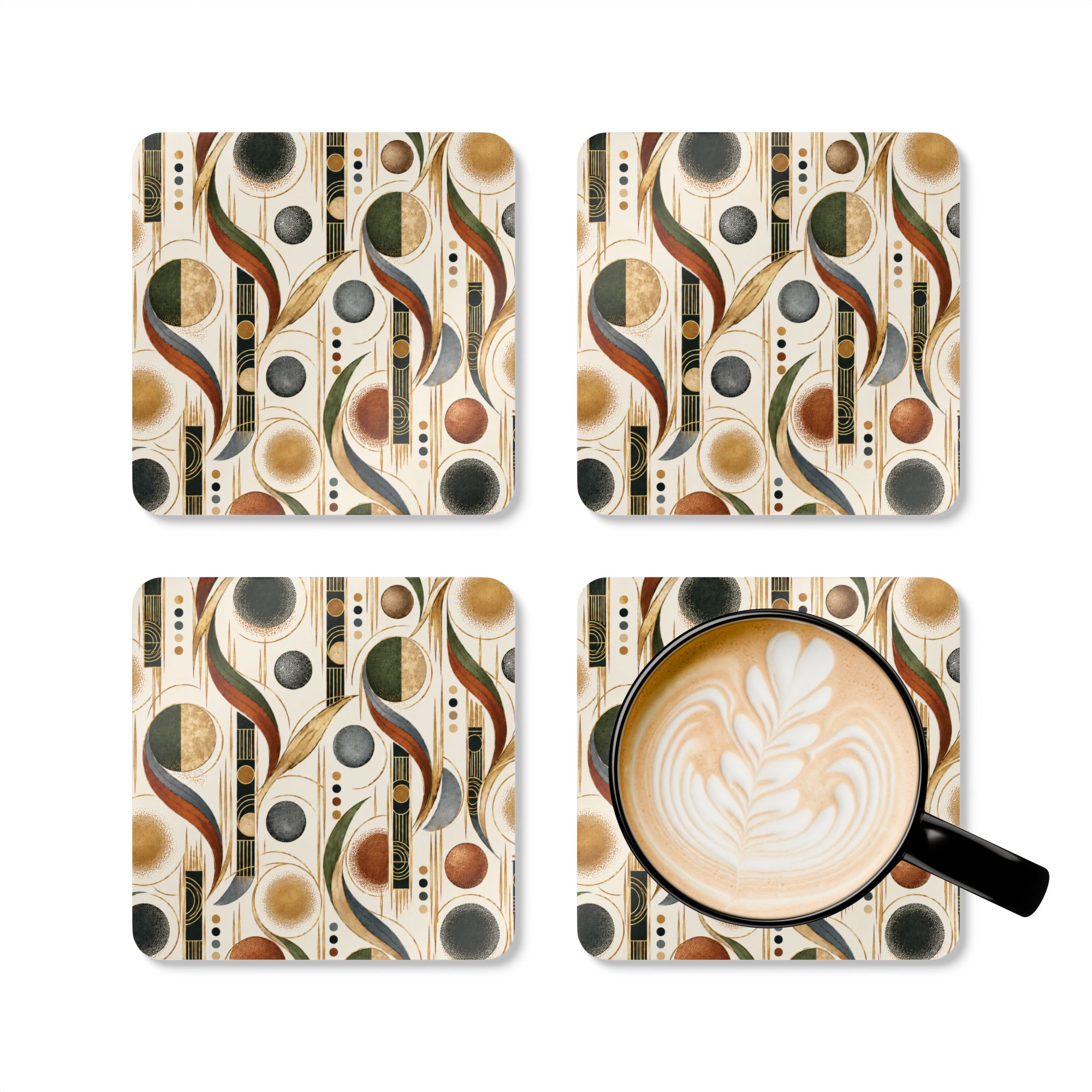 Ascendant Cork Coaster Set (No. 02) - Image 5