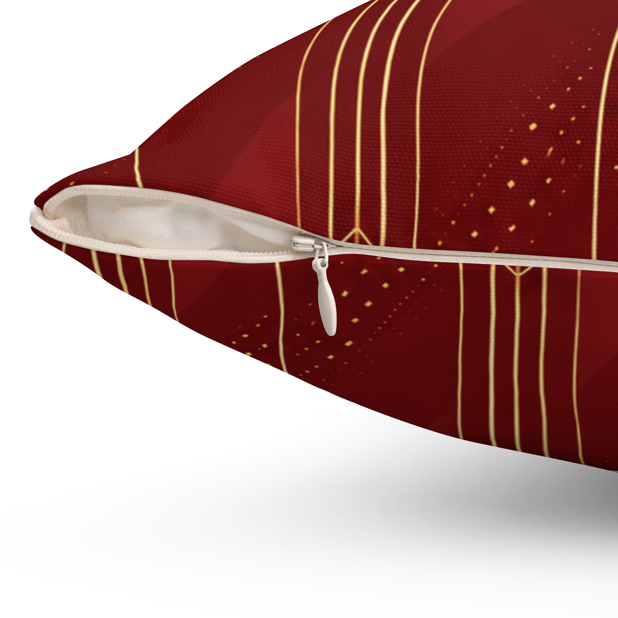 Endeavour Throw Pillow (in Red) - Image 6
