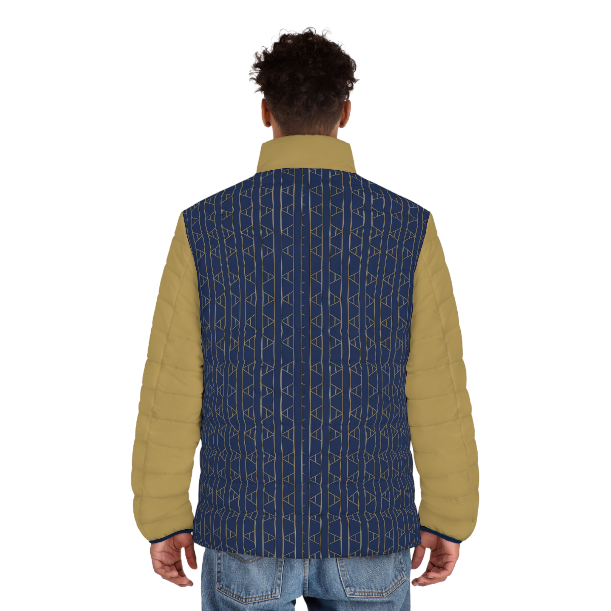 Kingston Men's Quilted Jacket (in Blue) - Image 4