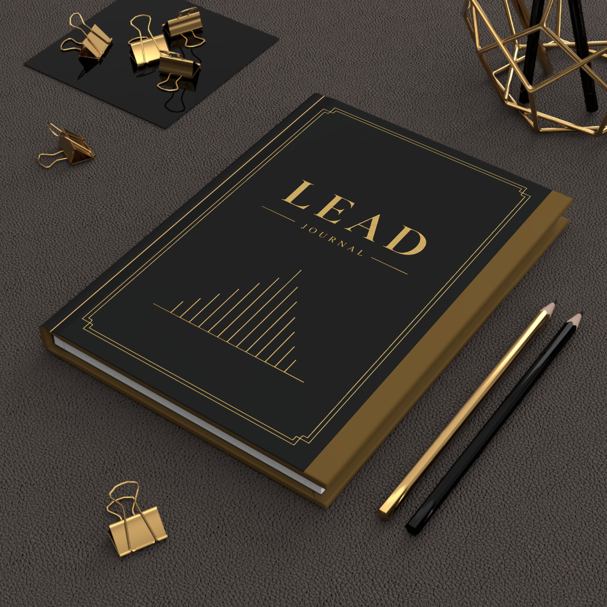 LEAD Hardcover Journal (in Black) - Image 6