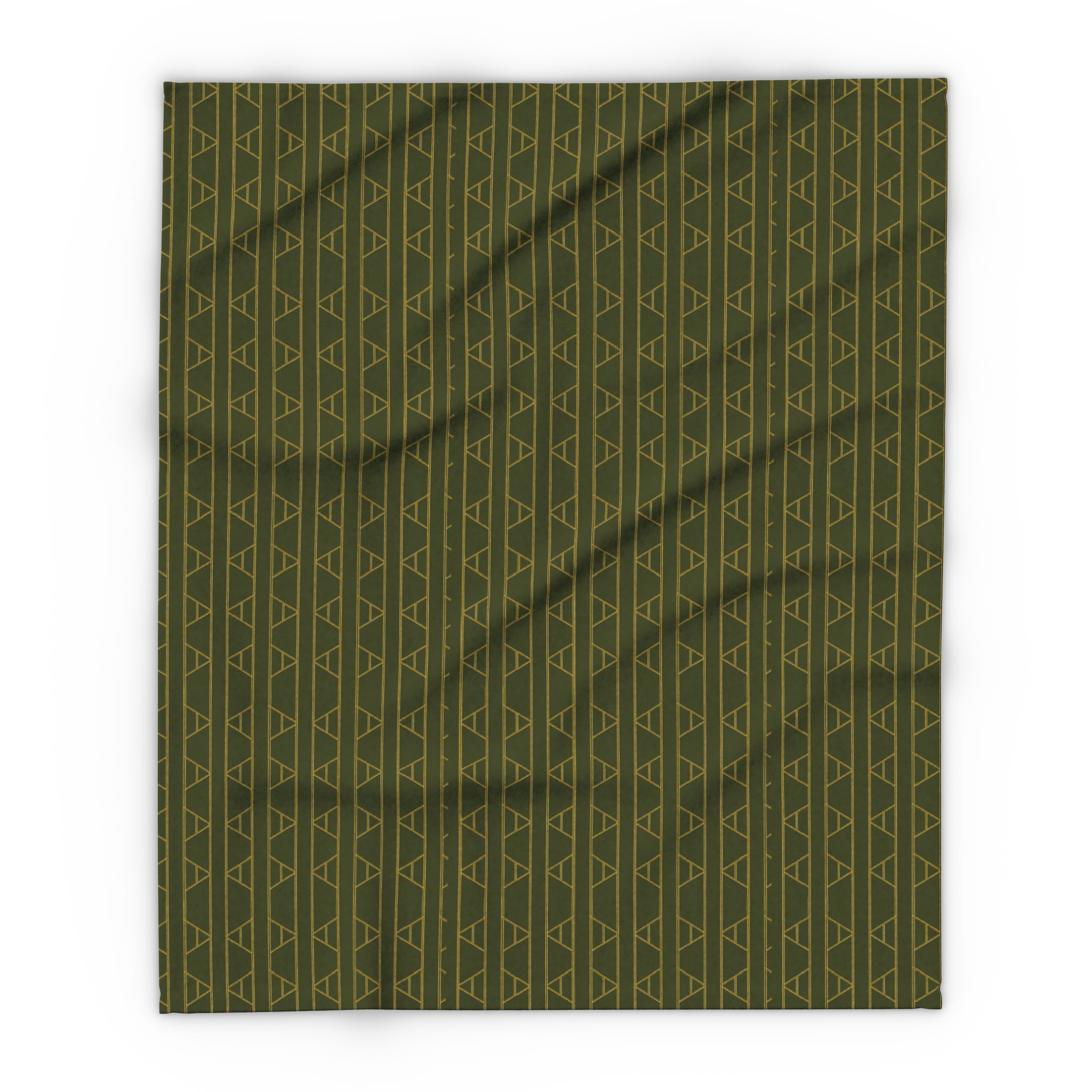 Kingston Arctic Fleece Blanket (in Olive) - Image 7