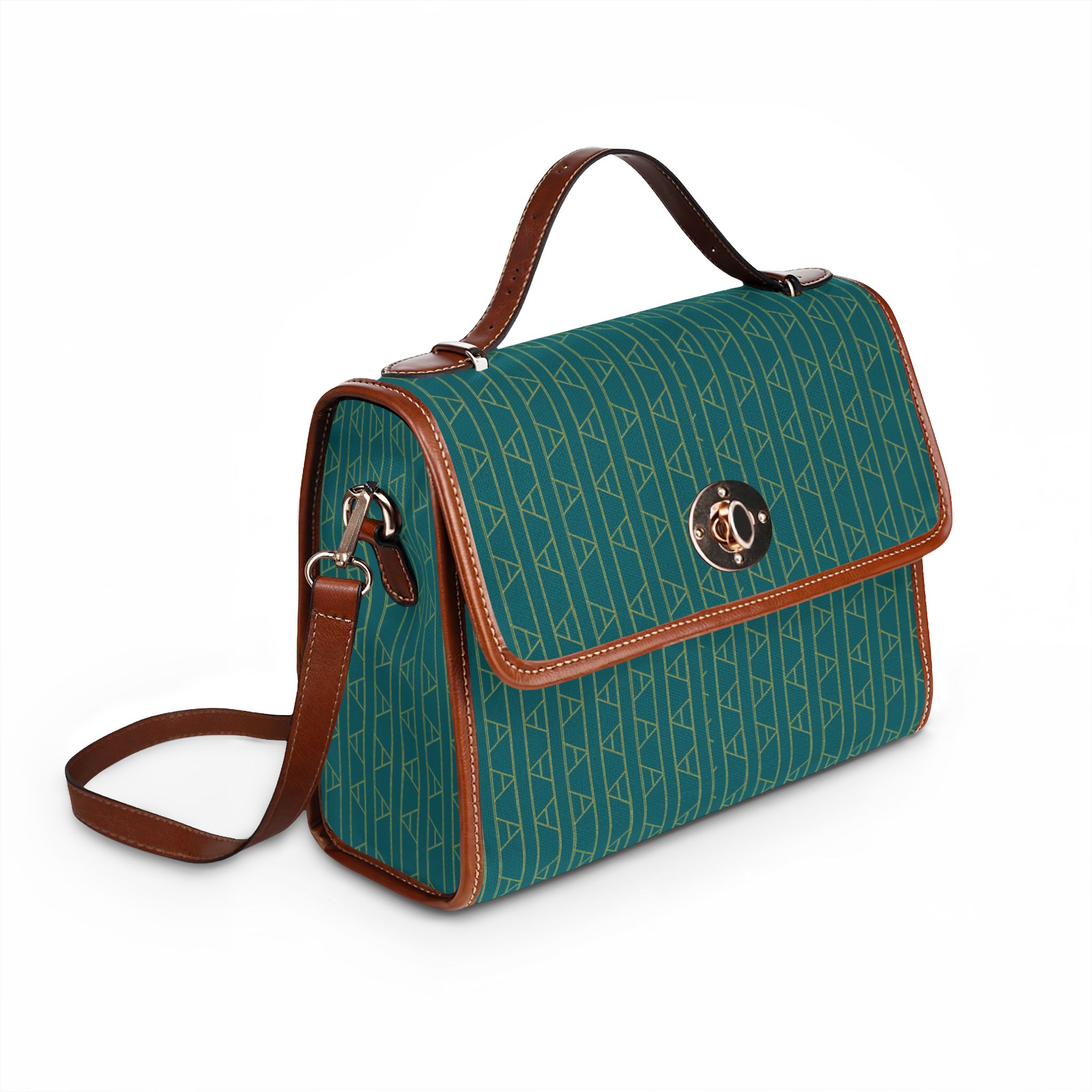Kingston Canvas Bag (in Teal) - Image 4